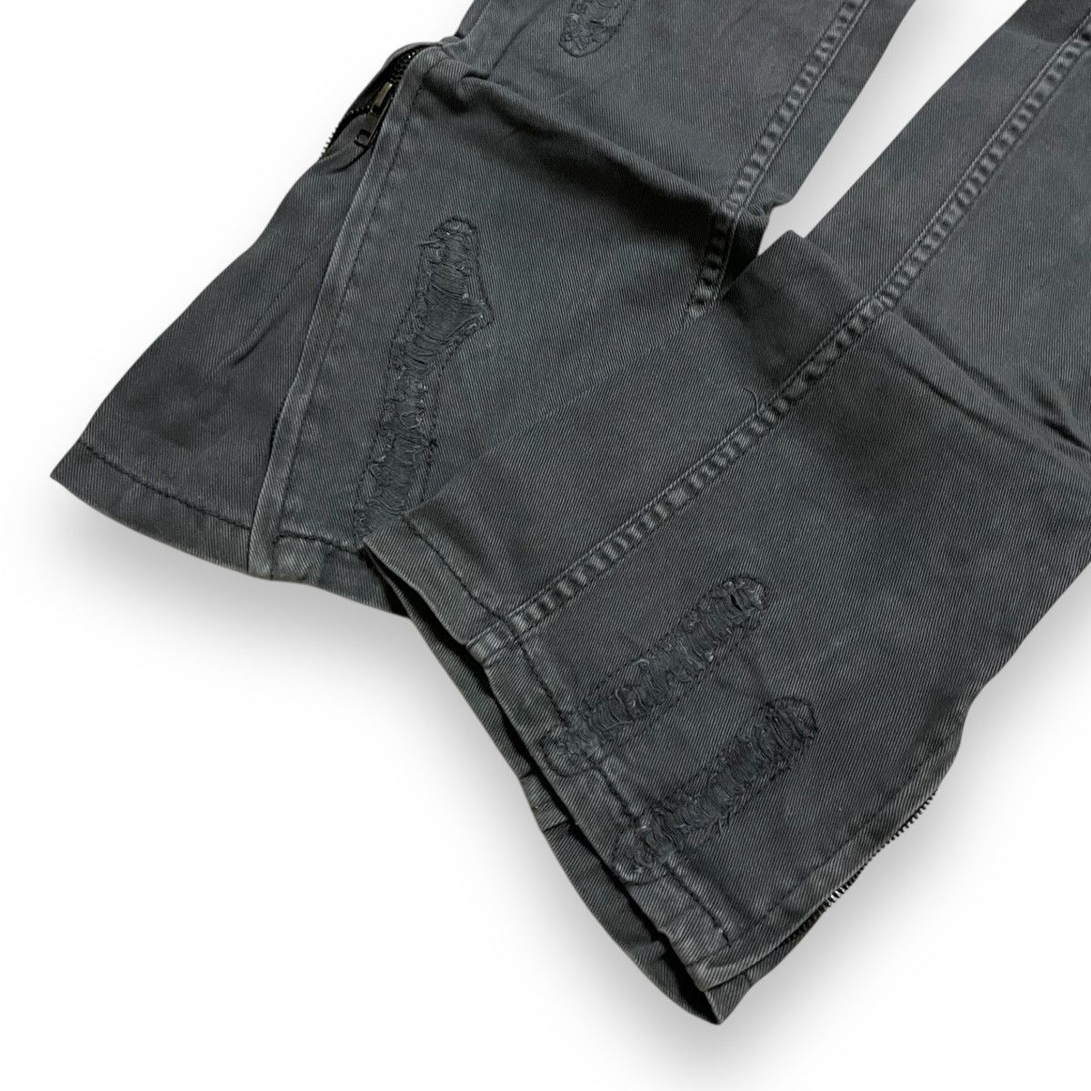 Japanese Brand ORIGINAL FLARE JAPAN GLAD NEWS ZIPPER (30×4) Size US 30 / EU 46 - 5 Thumbnail