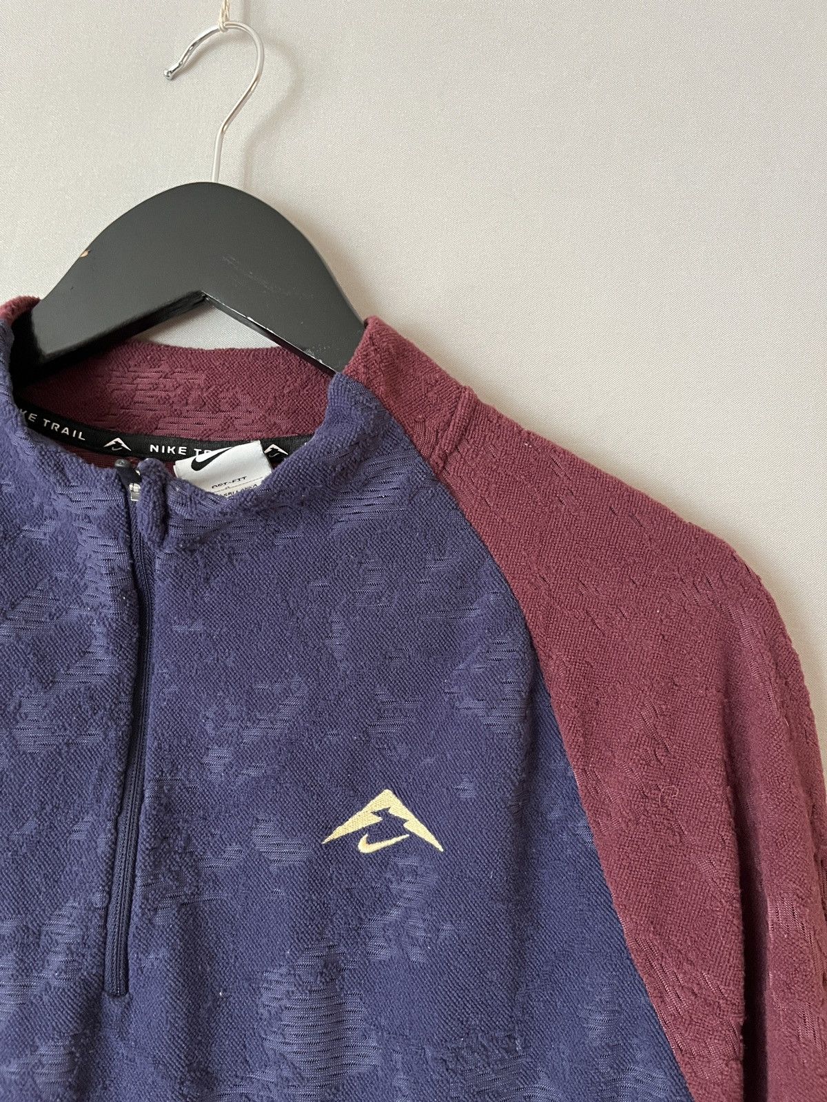 Nike Nike Trail Dri-fit 1/3 Zip Jersey Size US L / EU 52-54 / 3 - 9 Thumbnail