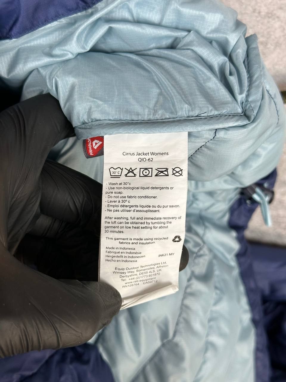 Rab Rab Cirrus Jacket Women's Puffer Primaloft Quilt Down Pertex Size L / US 10 / IT 46 - 14 Thumbnail