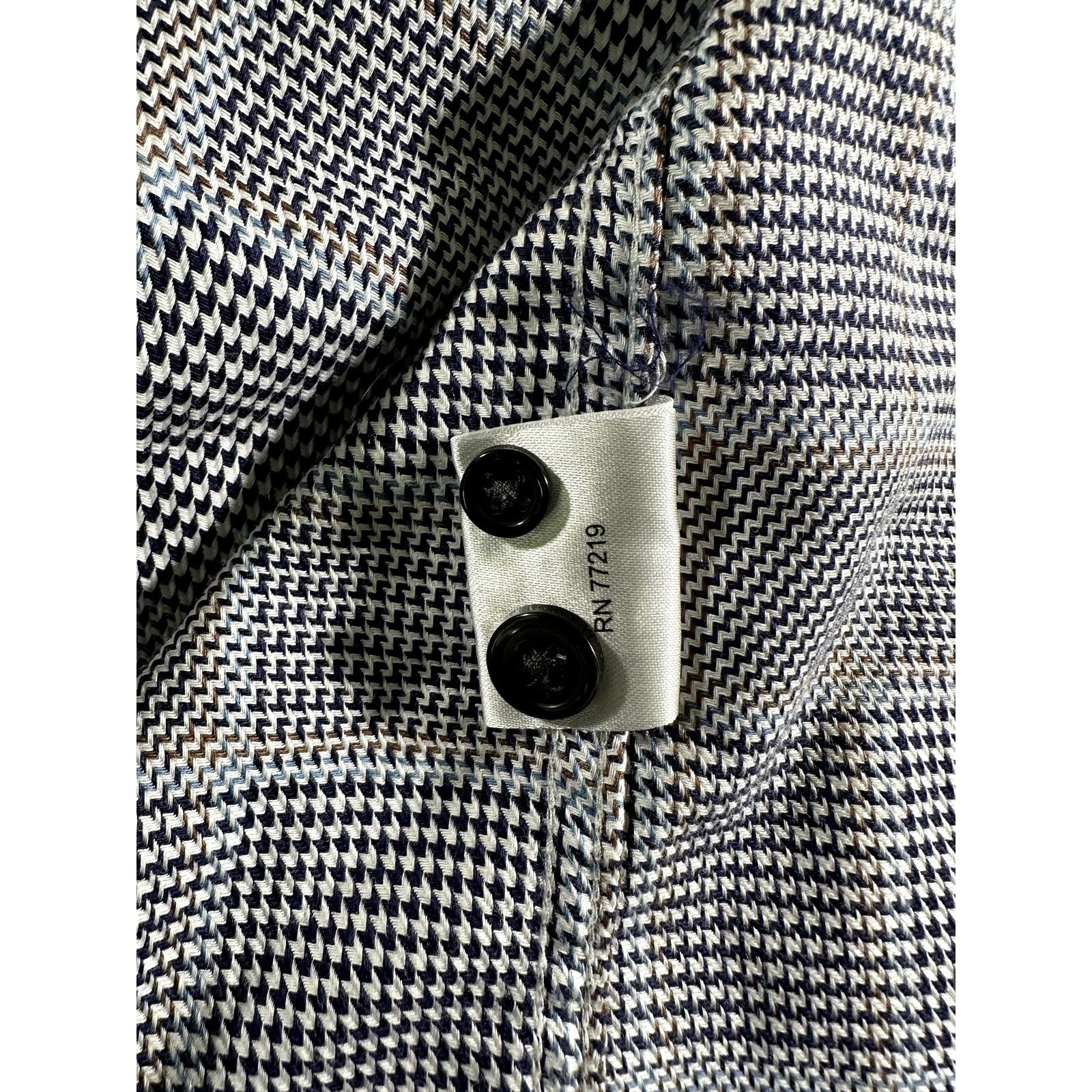 Pronto Uomo Pronto Uomo Modern Fit Dress Shirt Men Size Large White Size US L / EU 52-54 / 3 - 7 Thumbnail
