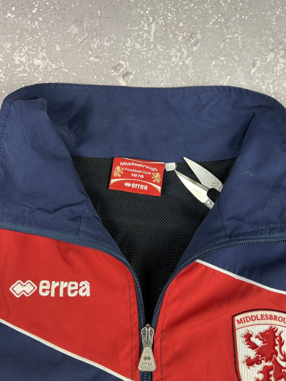 Errea Vintage Y2K Errea Middlesbrough Track Top Windbreaker Jacket Size US XXL / EU 58 / 5 - 6 Thumbnail