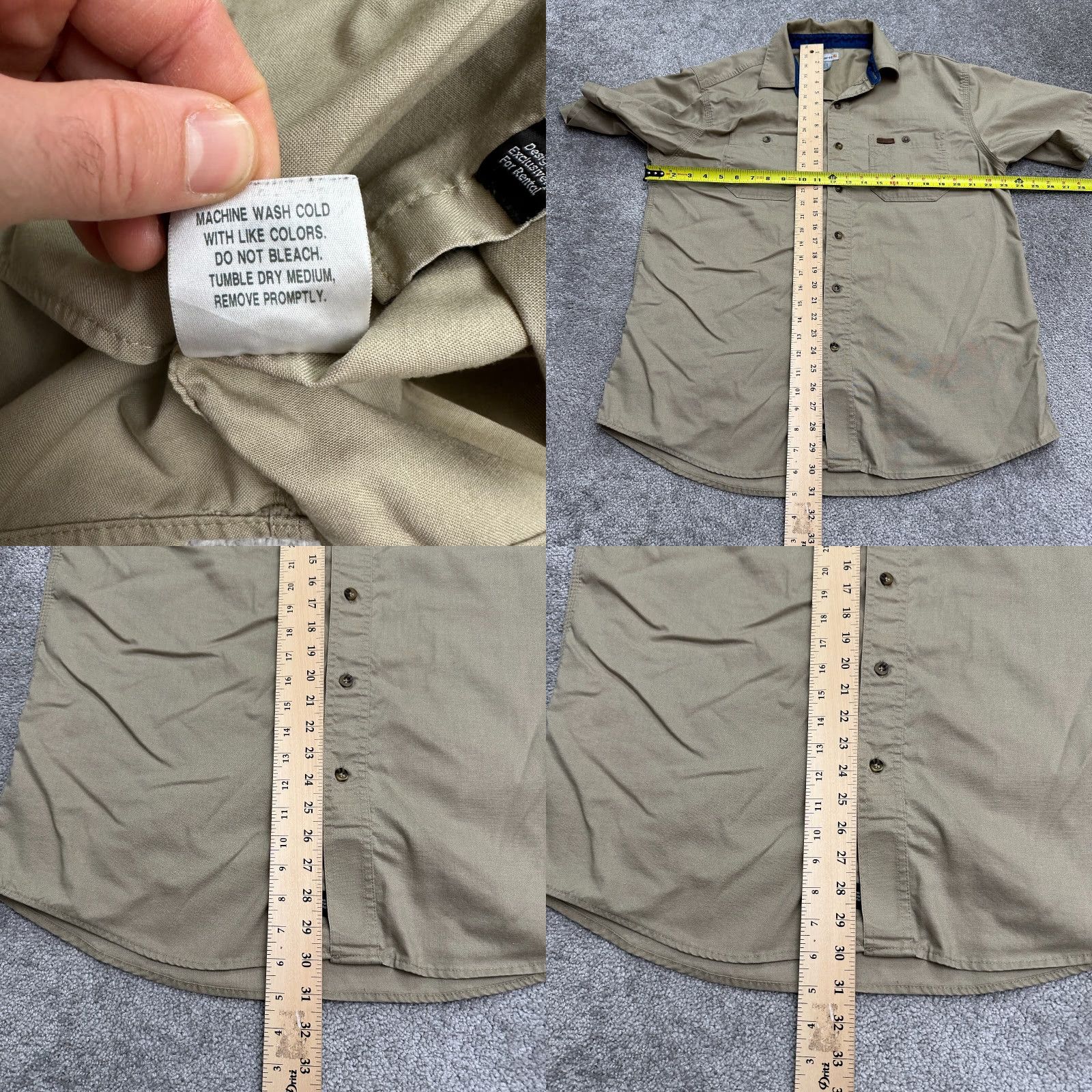 Carhartt VINTAGE Carhartt Button-Down Shirt Mens Large Brown Short Sleeve Cotton Casual Pocket Size US L / EU 52-54 / 3 - 8 Thumbnail
