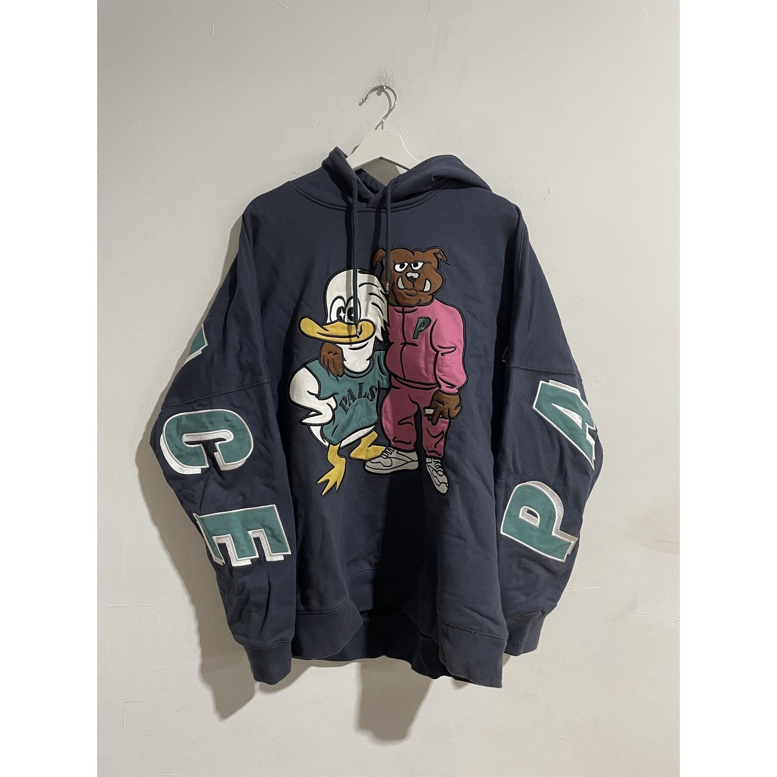 Palace Palace Dog and Duck Drop Shoulder Hood | Grailed