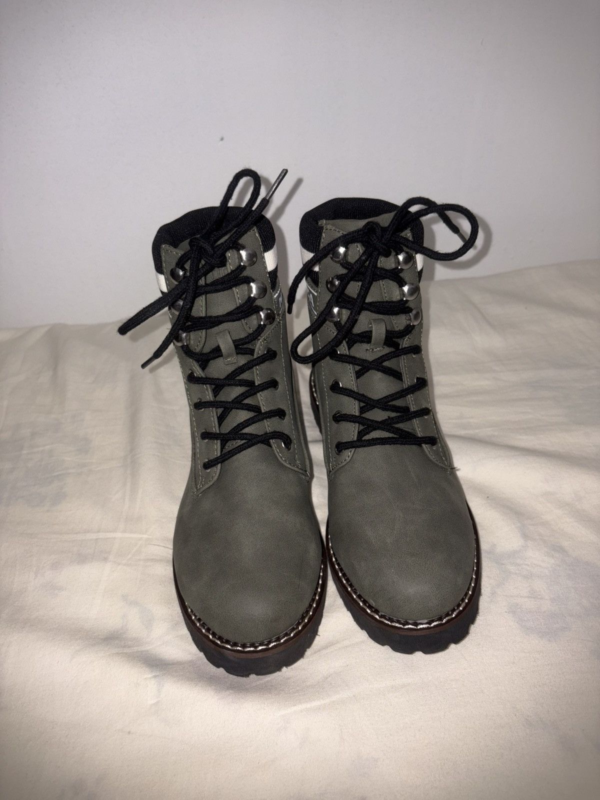 Nautica Nautica Women's Galiah Narrow Calf Combat Boot Sz 7.5 Size US 7.5 / IT 37.5 - 6 Thumbnail