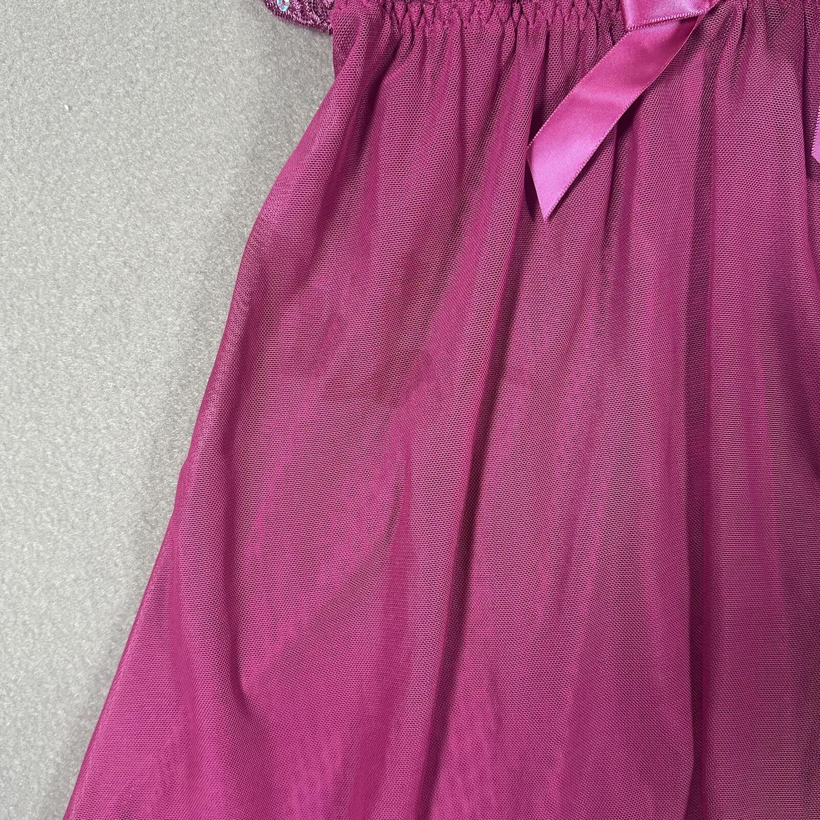 Other Lingerie Tank Top Pink Mesh Lace Y2K Size L / US 10 / IT 46 - 6 Thumbnail
