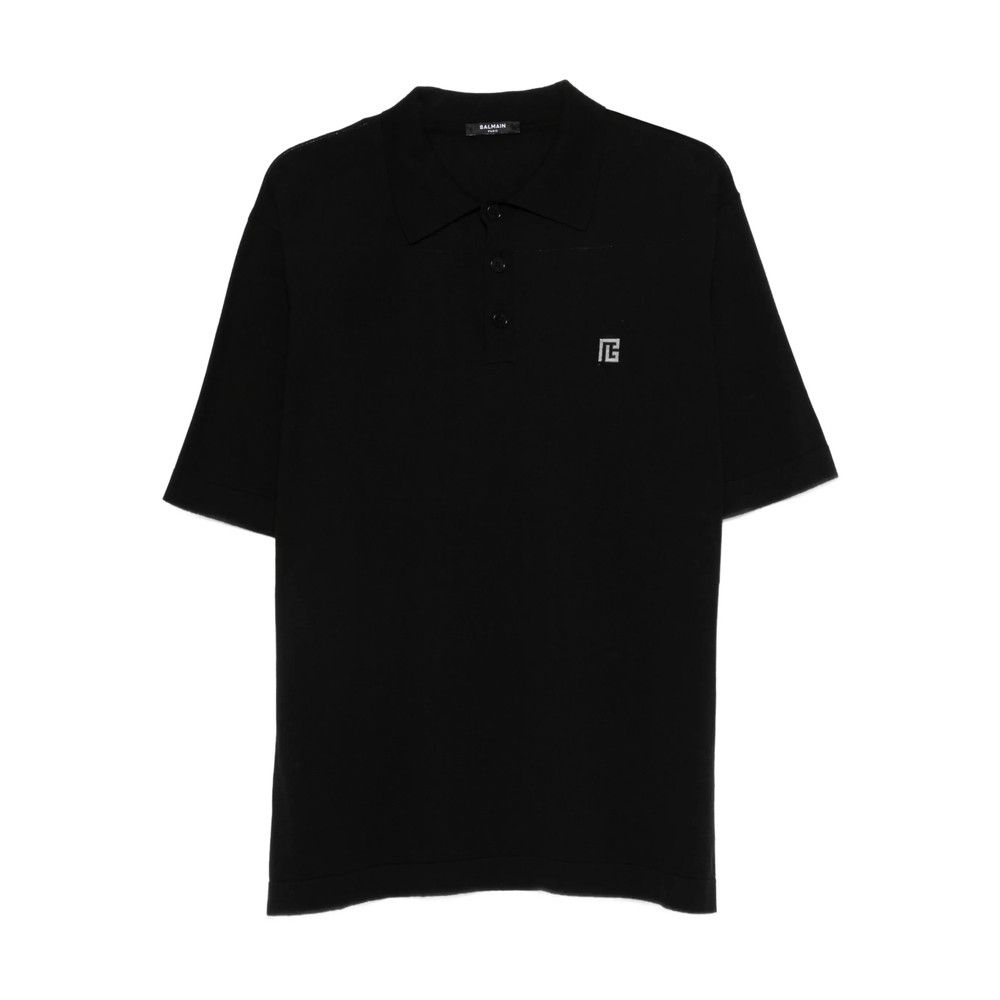 Balmain Balmain BLACK Polo Shirts Size US M / EU 48-50 / 2 - 1 Thumbnail