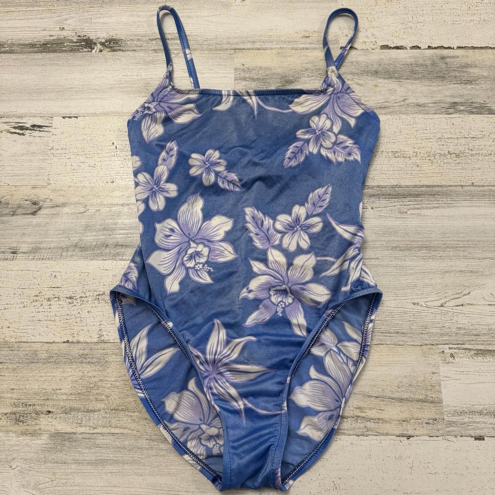 Eddie Bauer Vintage 90s Eddie Bauer One piece floral swimsuit small Size ONE SIZE - 1 Thumbnail