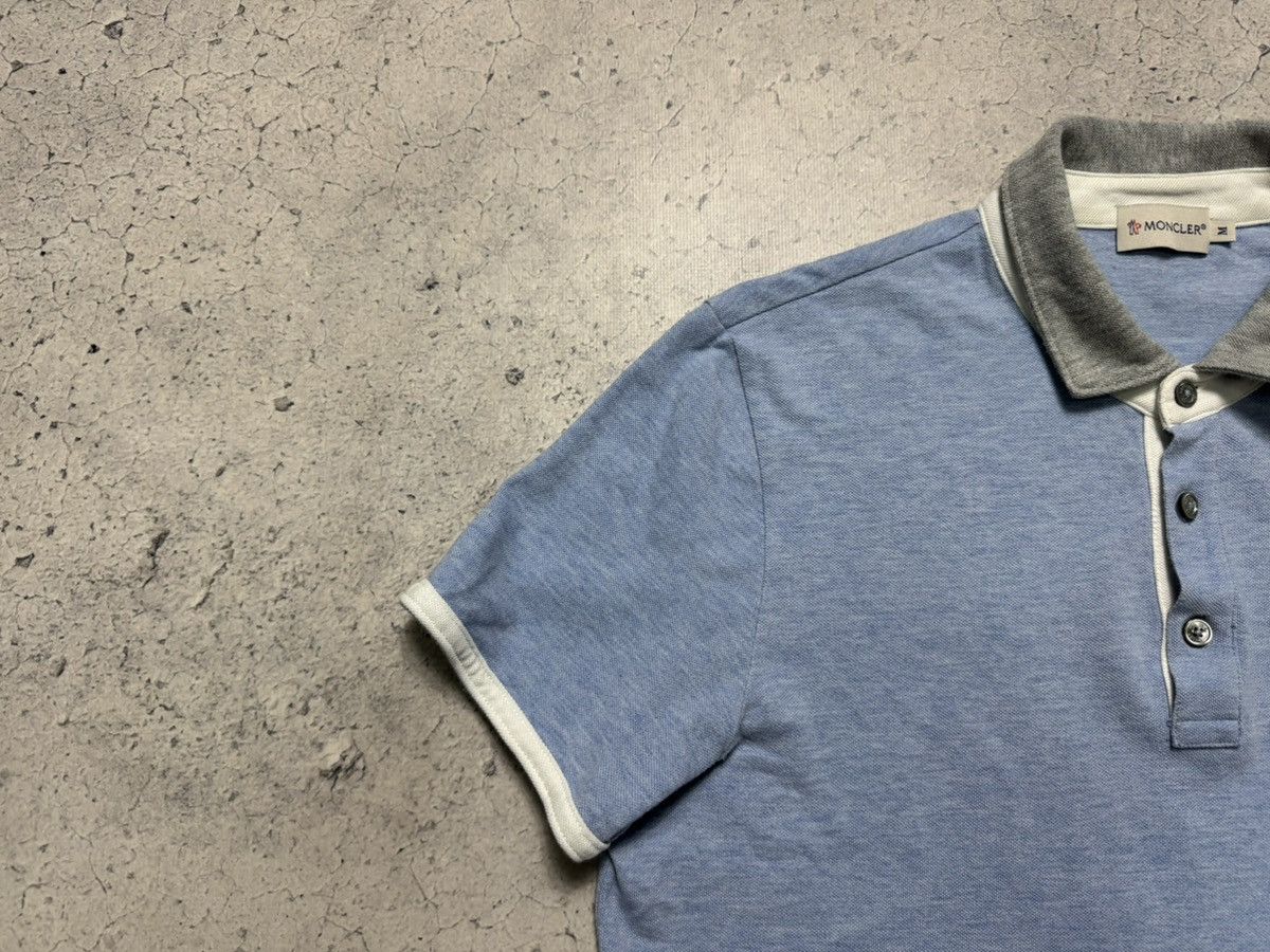 Moncler Moncler Vintage Luxury Polo T-shirt Y2K Size US S / EU 44-46 / 1 - 4 Thumbnail