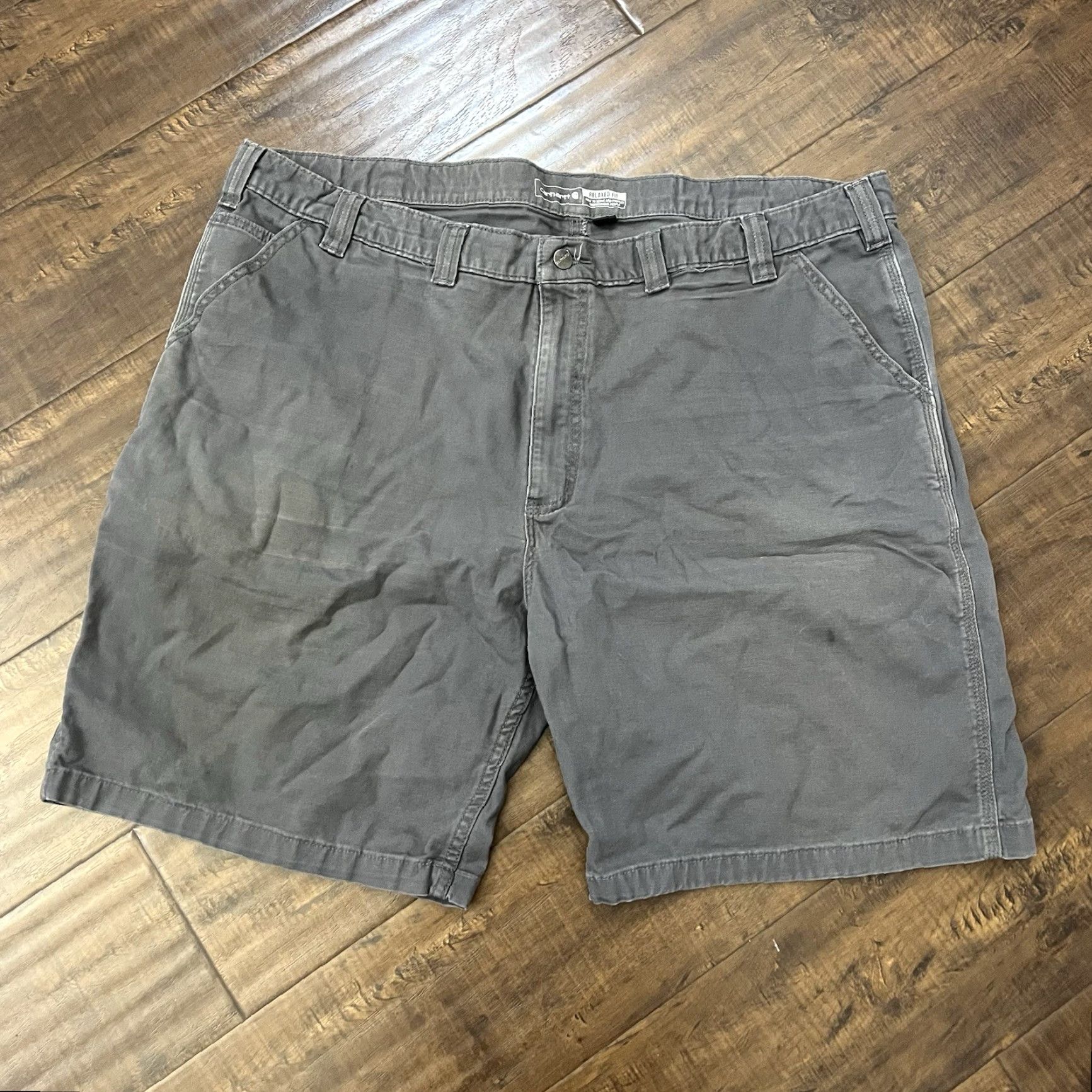 Carhartt Carhartt Utility Work Shorts Men's Size 46 Relaxed Fit Canvas Cargo Gray Size US 30 / EU 46 - 3 Thumbnail