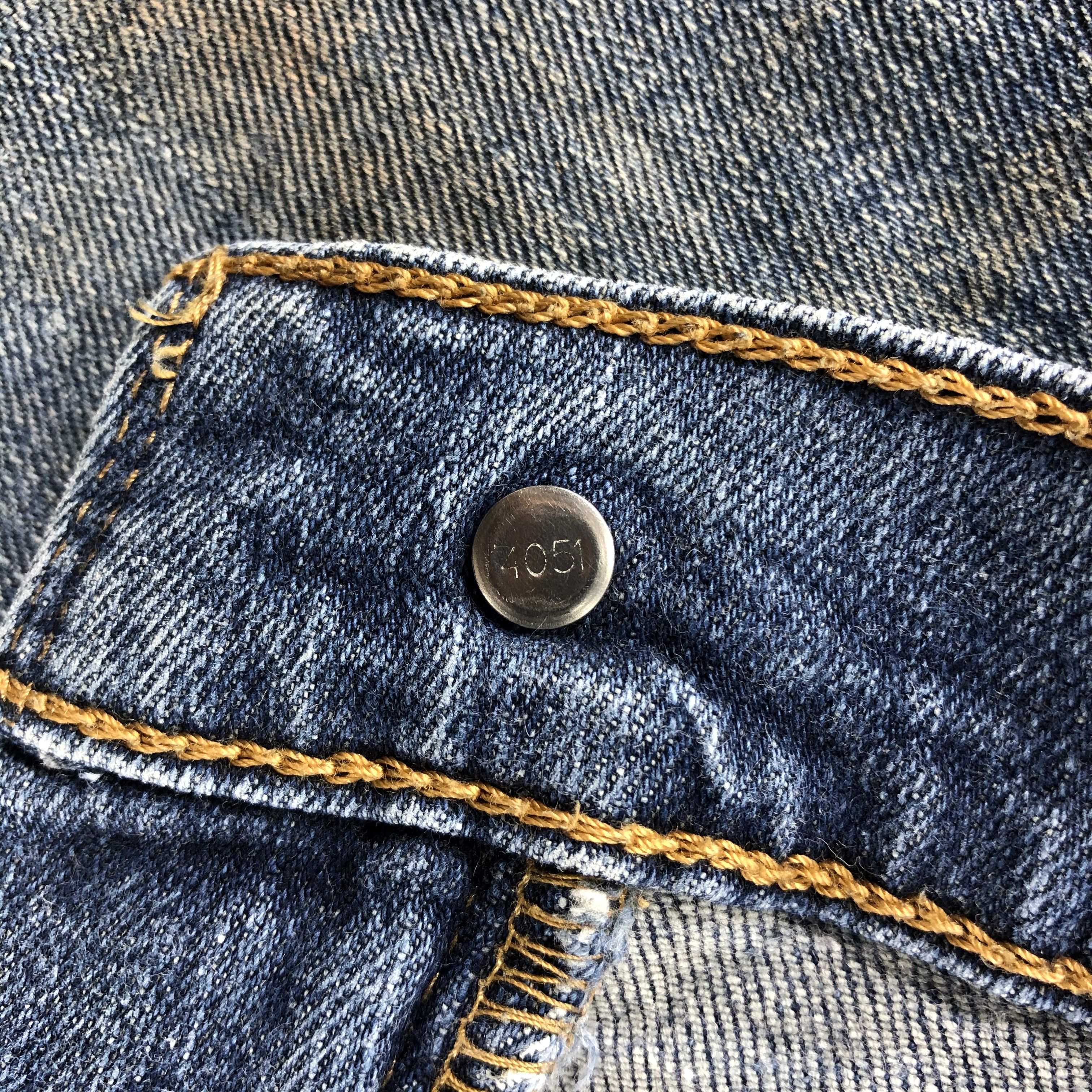 Levi's Vintage Blue Wash Levis 505 Jeans-J2623 Size US 34 / EU 50 - 13 Thumbnail