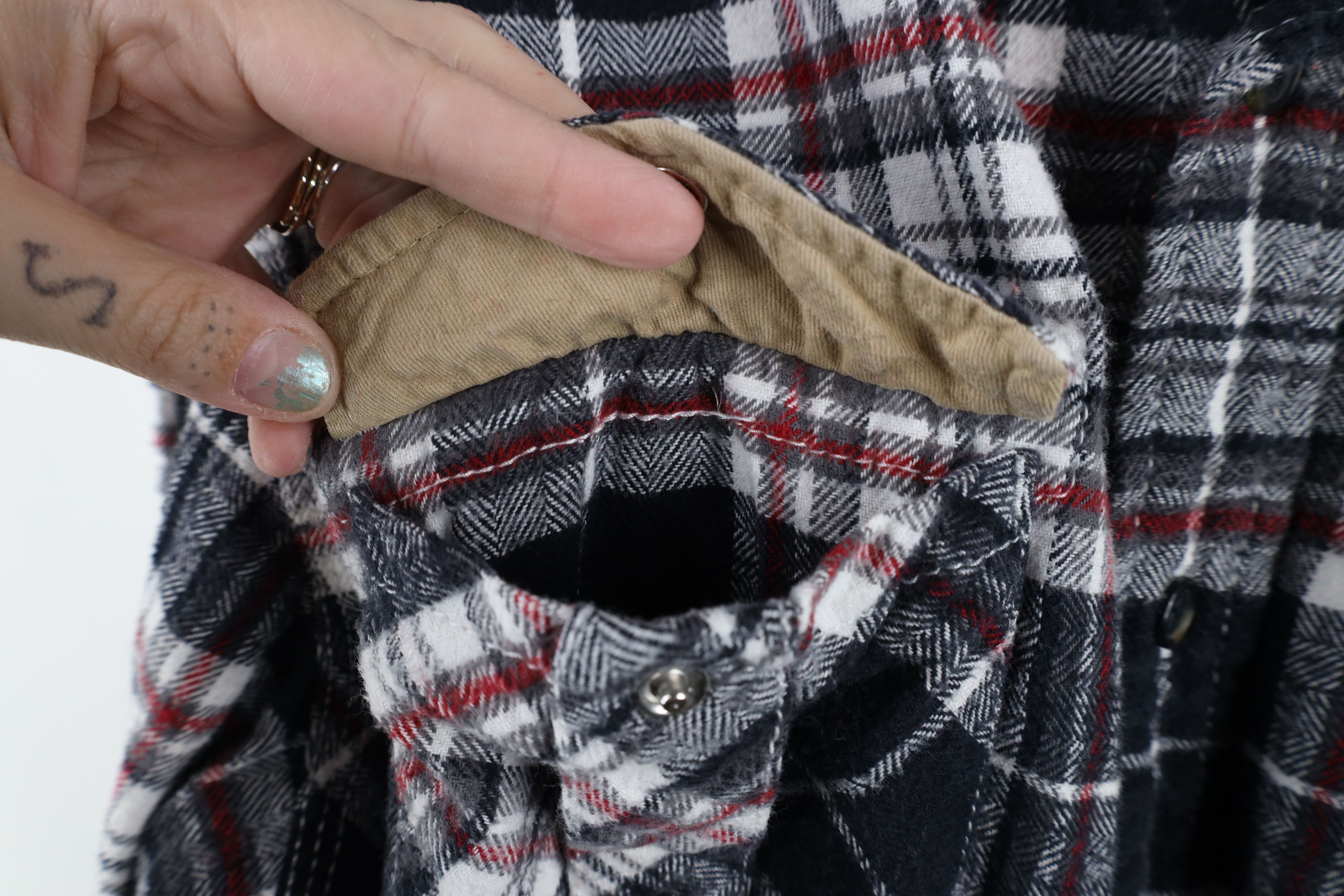 Nautica × Vintage Vintage 90s Nautica CPO Naval Flannel Button Shirt Plaid Size US XL / EU 56 / 4 - 6 Thumbnail