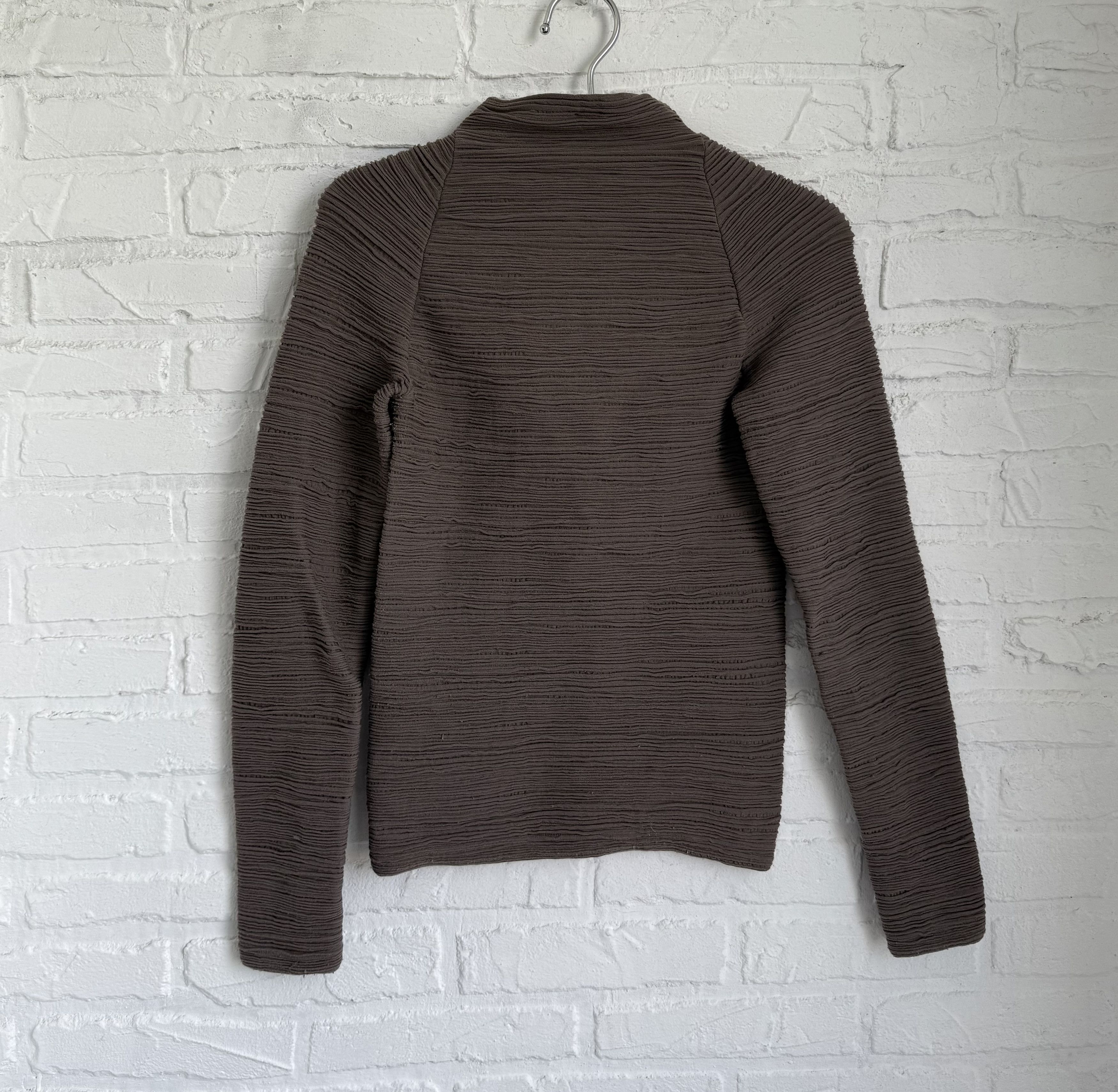 Designer × Wolford Wolford avant garde wool pleats sweatshirt Size S / US 4 / IT 40 - 2 Thumbnail
