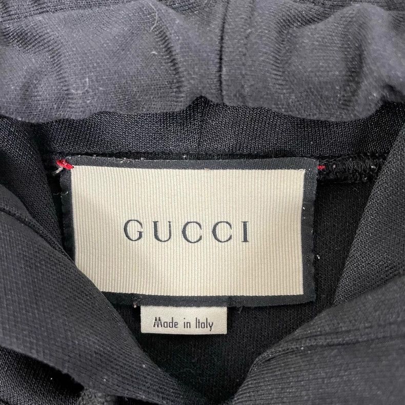 Gucci Gucci String Logo Hooded Sweatshirt 2502-Nextarrow Size US S / EU 44-46 / 1 - 6 Thumbnail