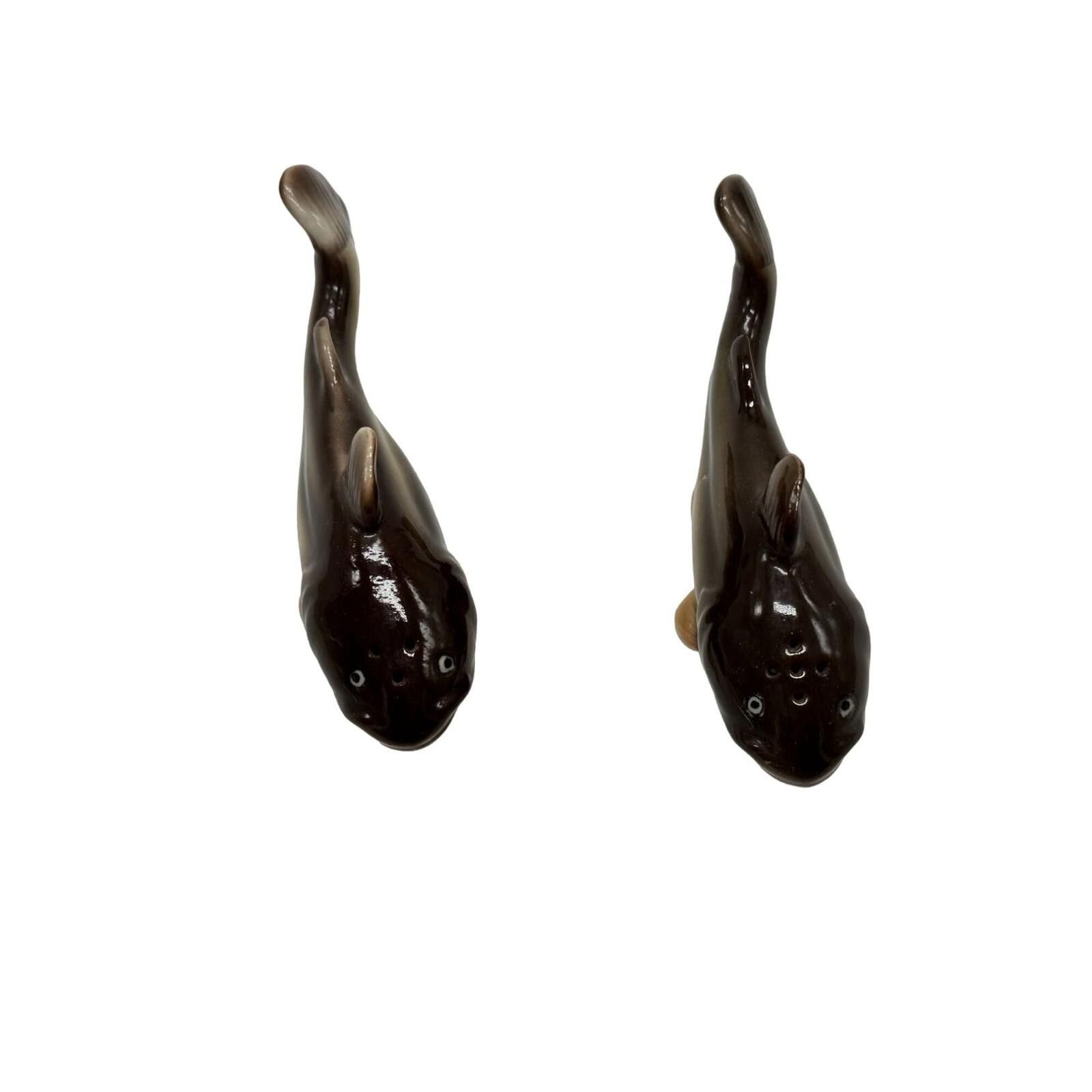 The Unbranded Brand Vintage RELCO Bullhead Catfish Fish Salt Pepper Shaker Set Size ONE SIZE - 3 Thumbnail