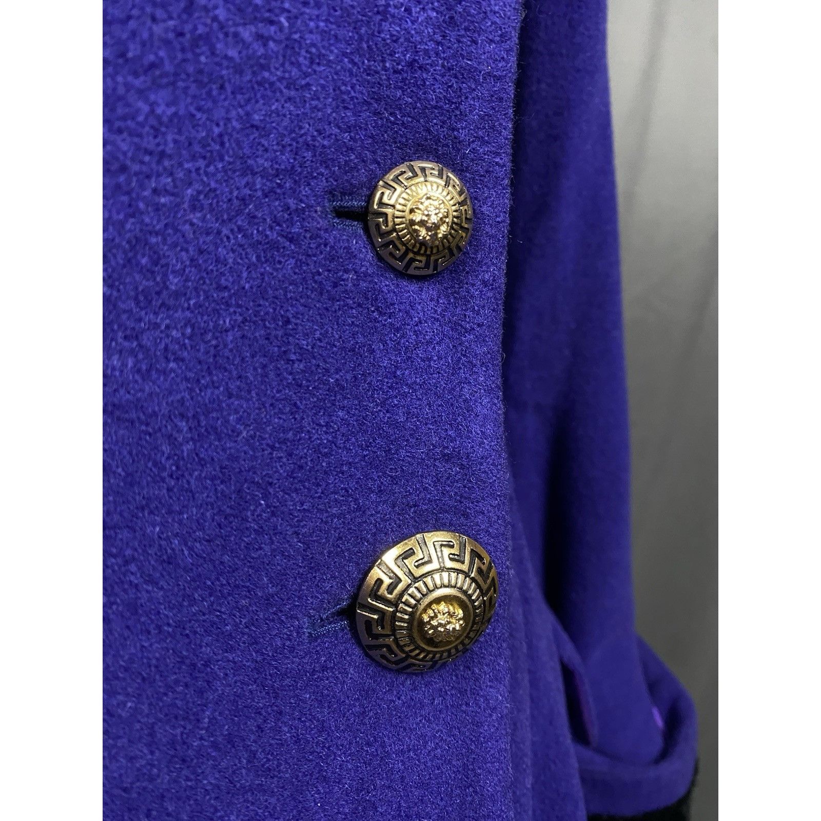 Versace RARE! Versus Versace Vintage Military Double Breasted Blue W Size XS / US 0-2 / IT 36-38 - 8 Thumbnail