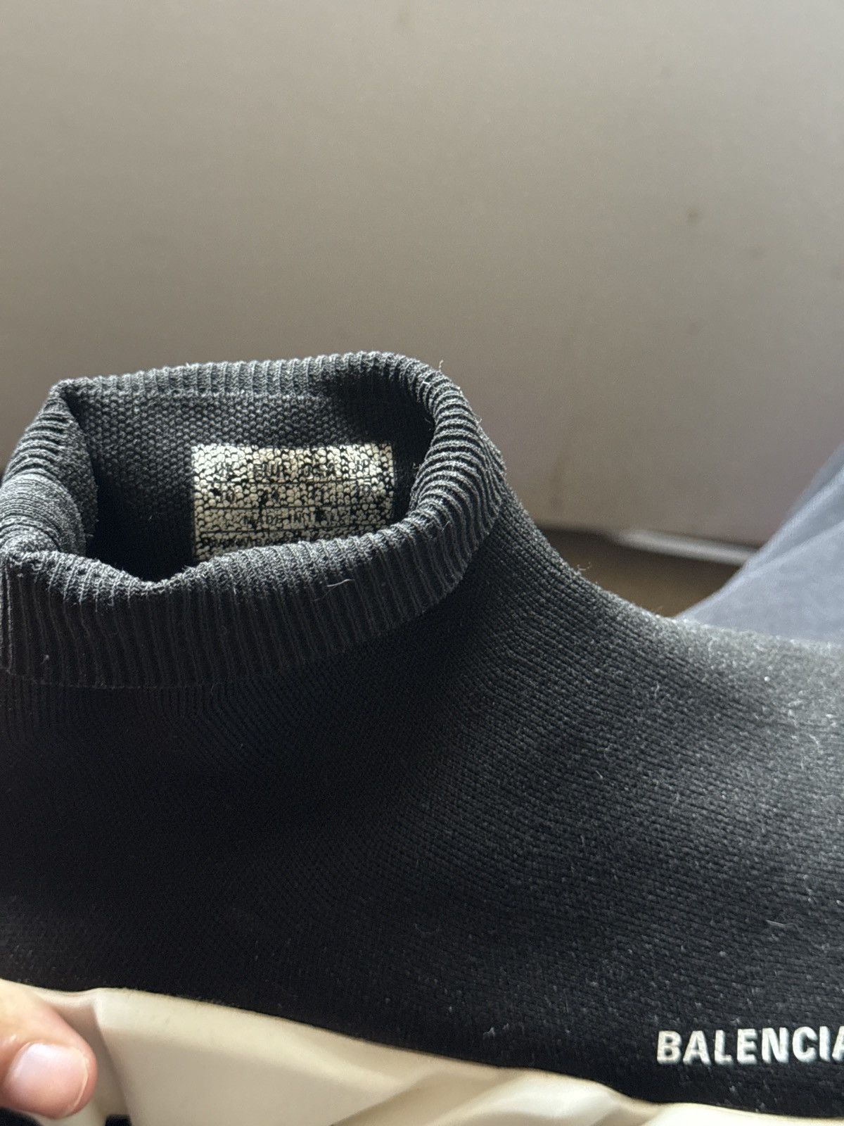 Balenciaga Balenciaga Speed Sneaker 'Black' Size US 10.5 / EU 43-44 - 9 Thumbnail