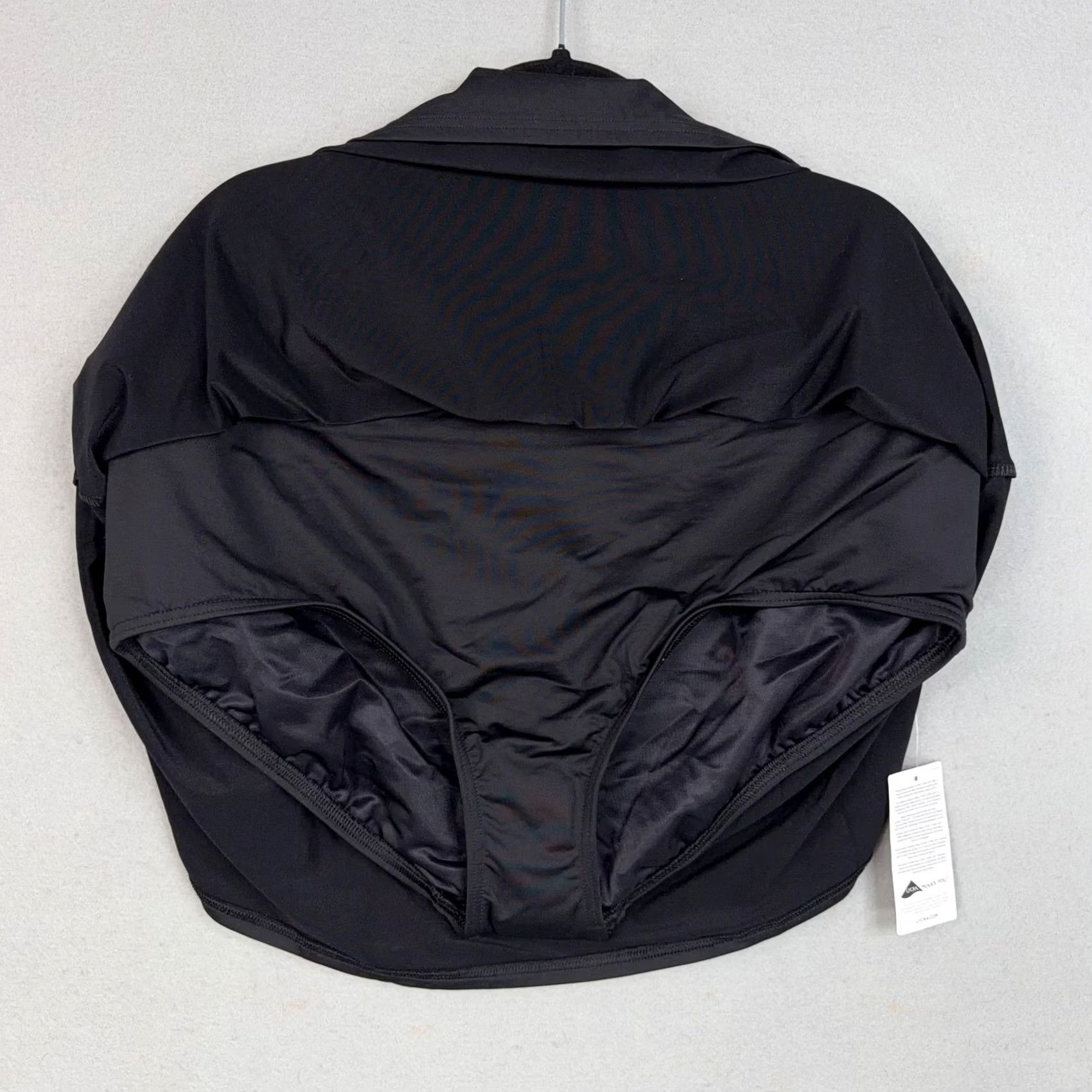 Lands' End Lands' End Swim Skirt Womens 22W Black Built In Brief Elastic Waist Swimwear Xtra Size 40" / US 18 - 5 Thumbnail