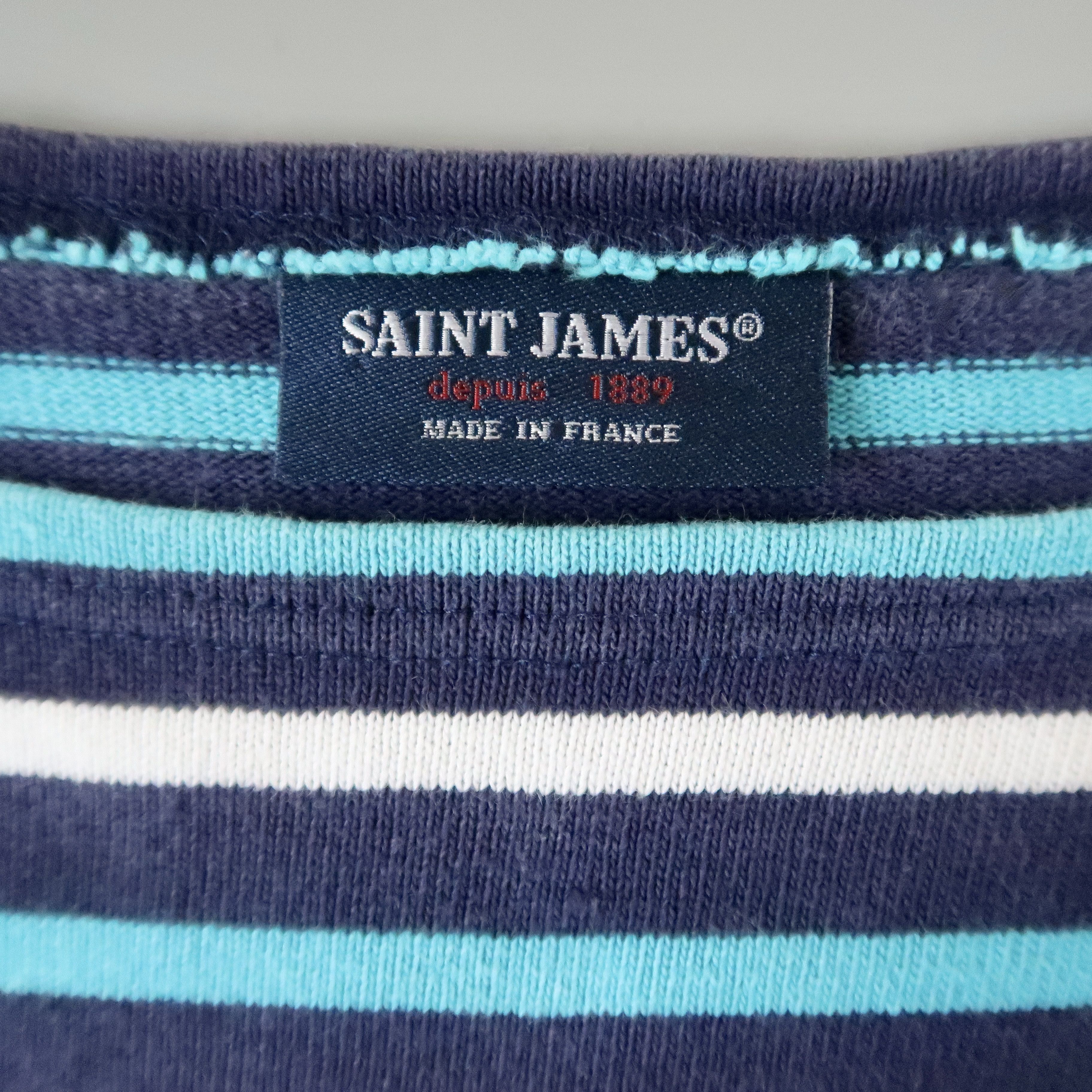Saint James SAINT JAMES heavyweight cotton striped breton shirt, 3.5 Size US S / EU 44-46 / 1 - 9 Thumbnail