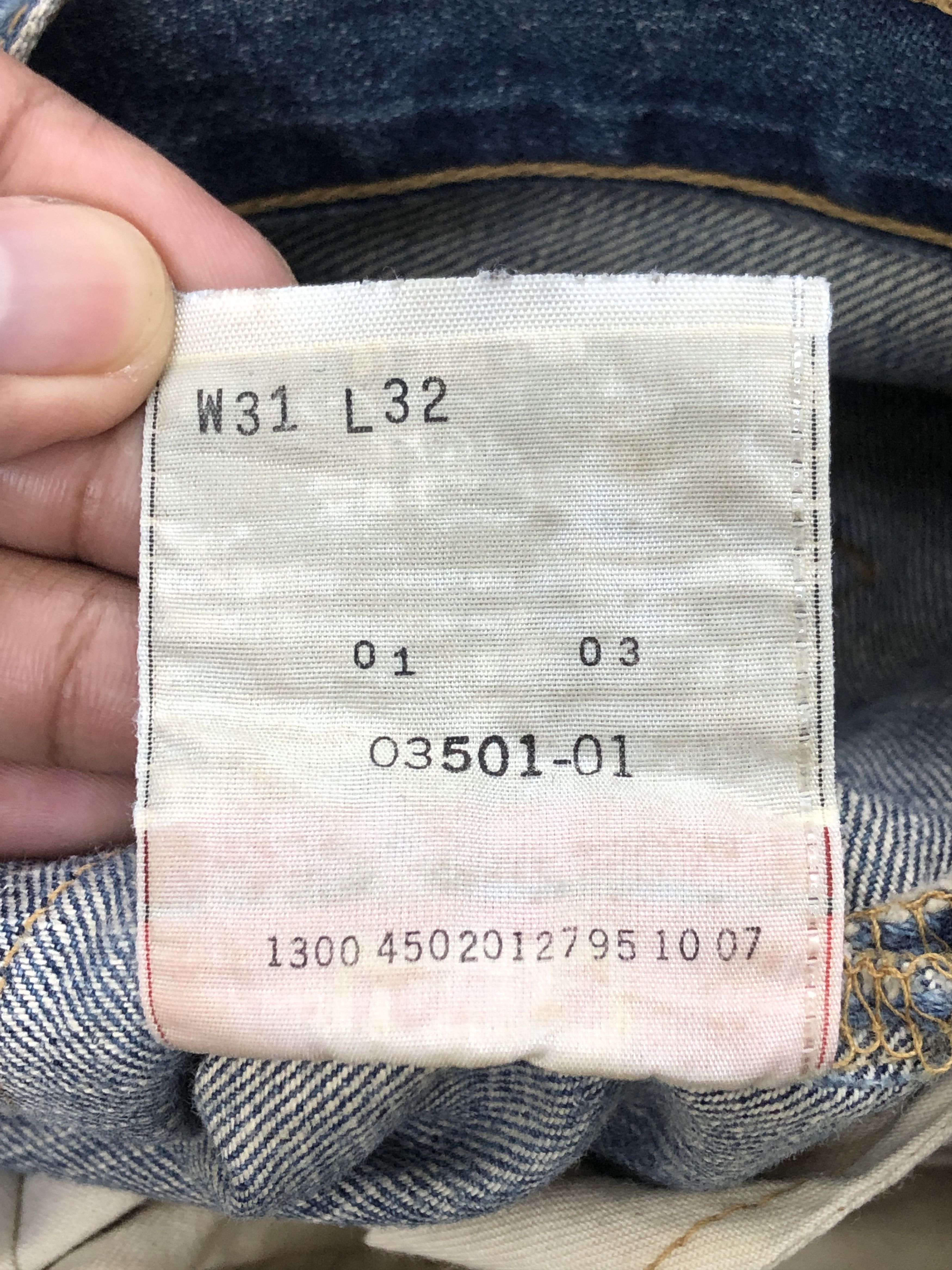 Levi's × Vintage Distressed Vintage Levis 501 Stone Washed Jeans Size US 32 / EU 48 - 8 Thumbnail