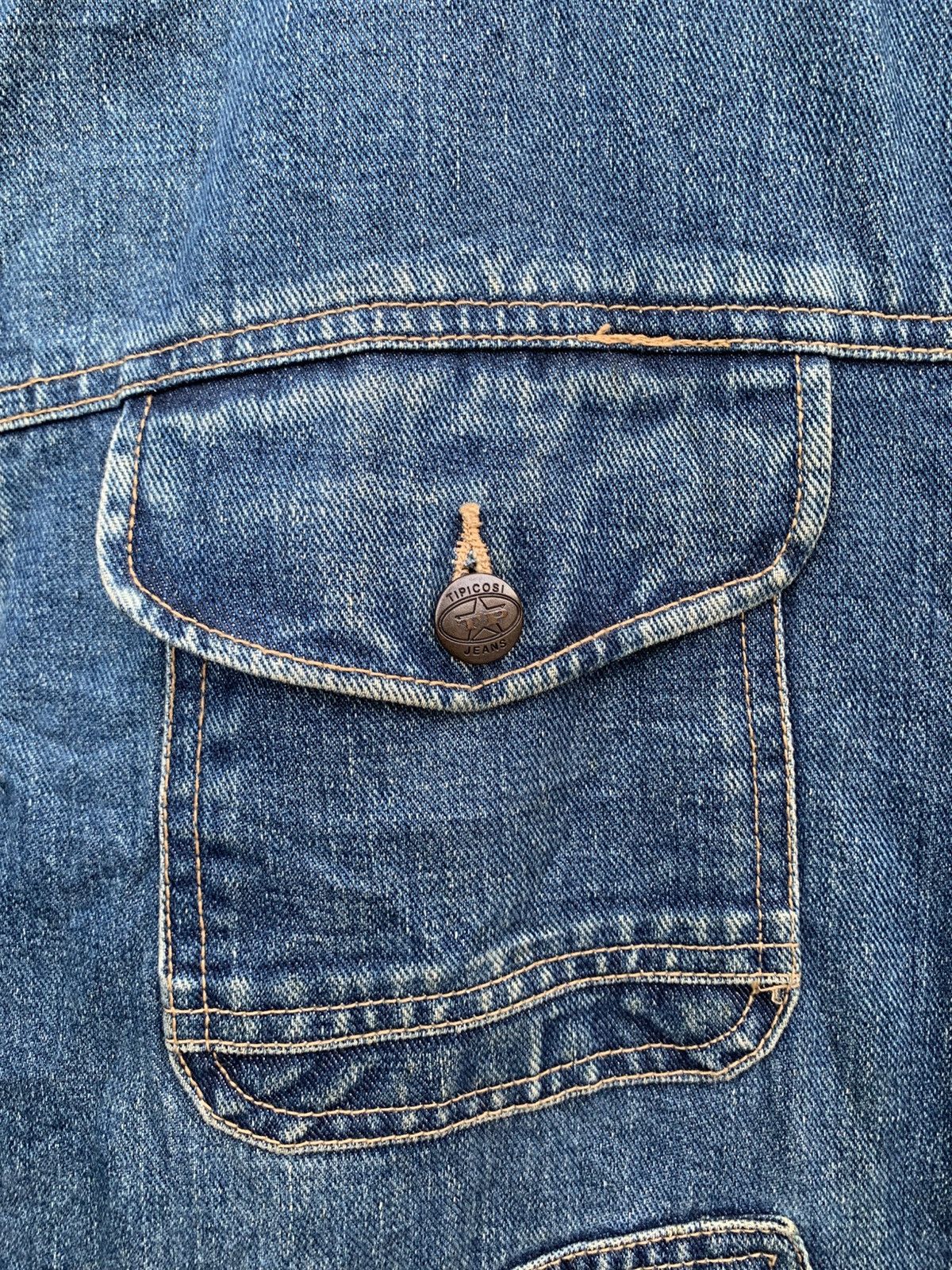Japanese Brand × Vintage Vintage Japanese Brand Tipicosi Jeans Denim Jacket Size US L / EU 52-54 / 3 - 11 Thumbnail