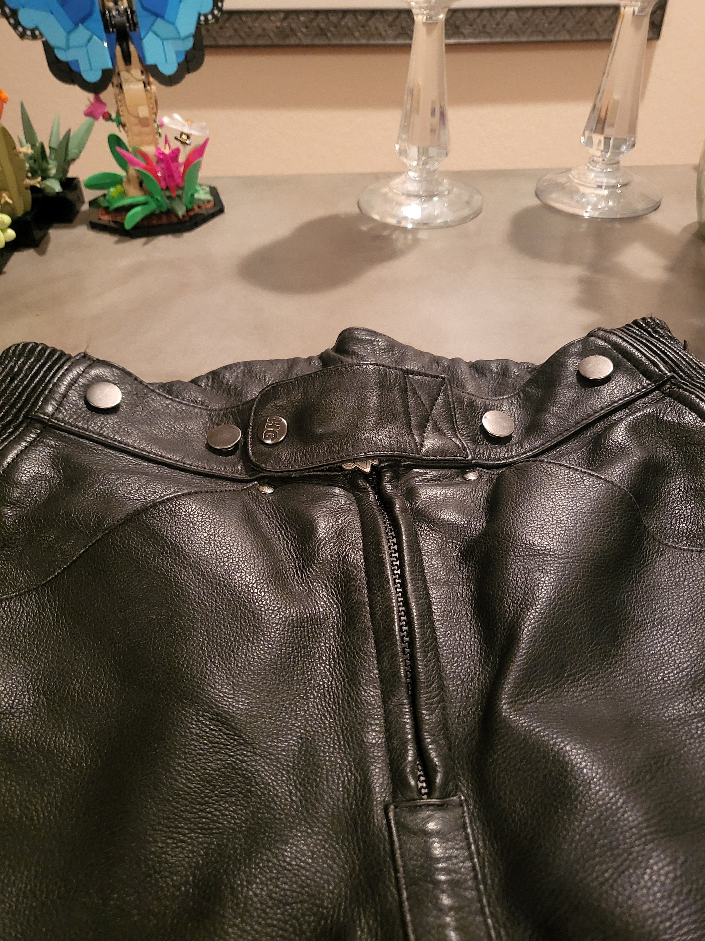 Hein Gericke High waist leather motorcycle pants Size US 30 / EU 46 - 3 Thumbnail