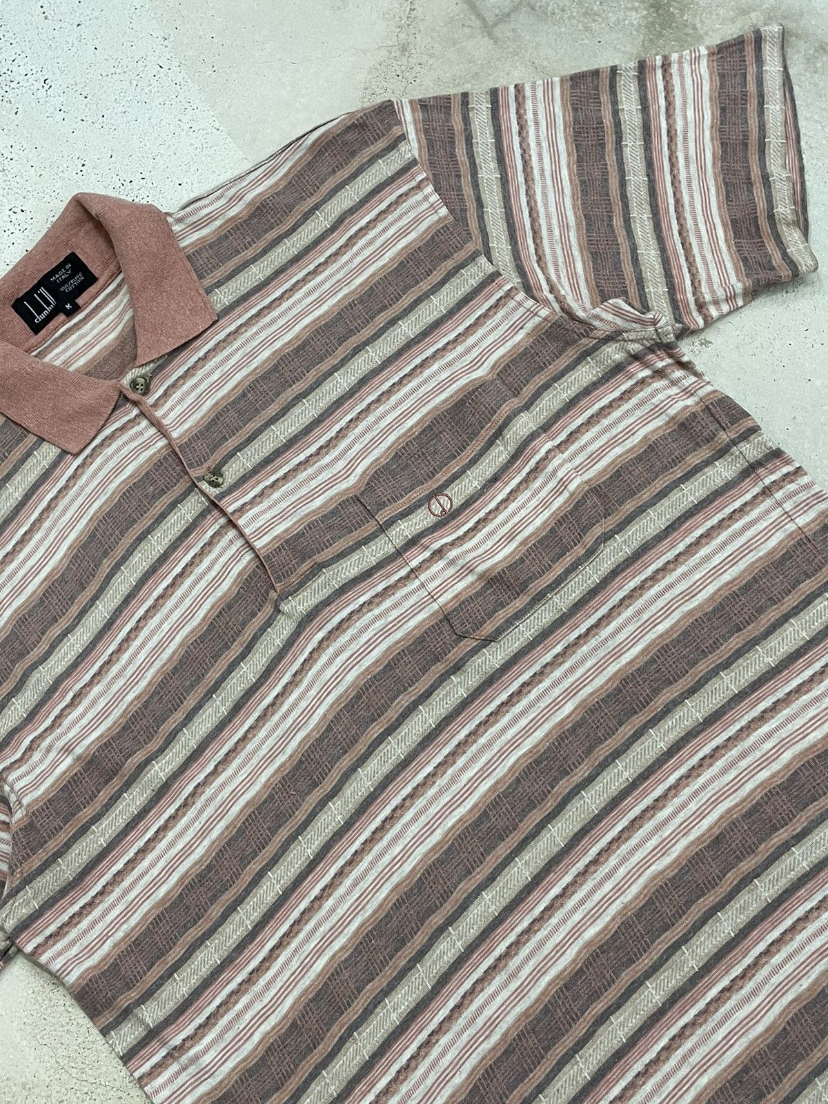Vintage Vintage Dunhill Stripe Pure Cotton Size US M / EU 48-50 / 2 - 4 Thumbnail