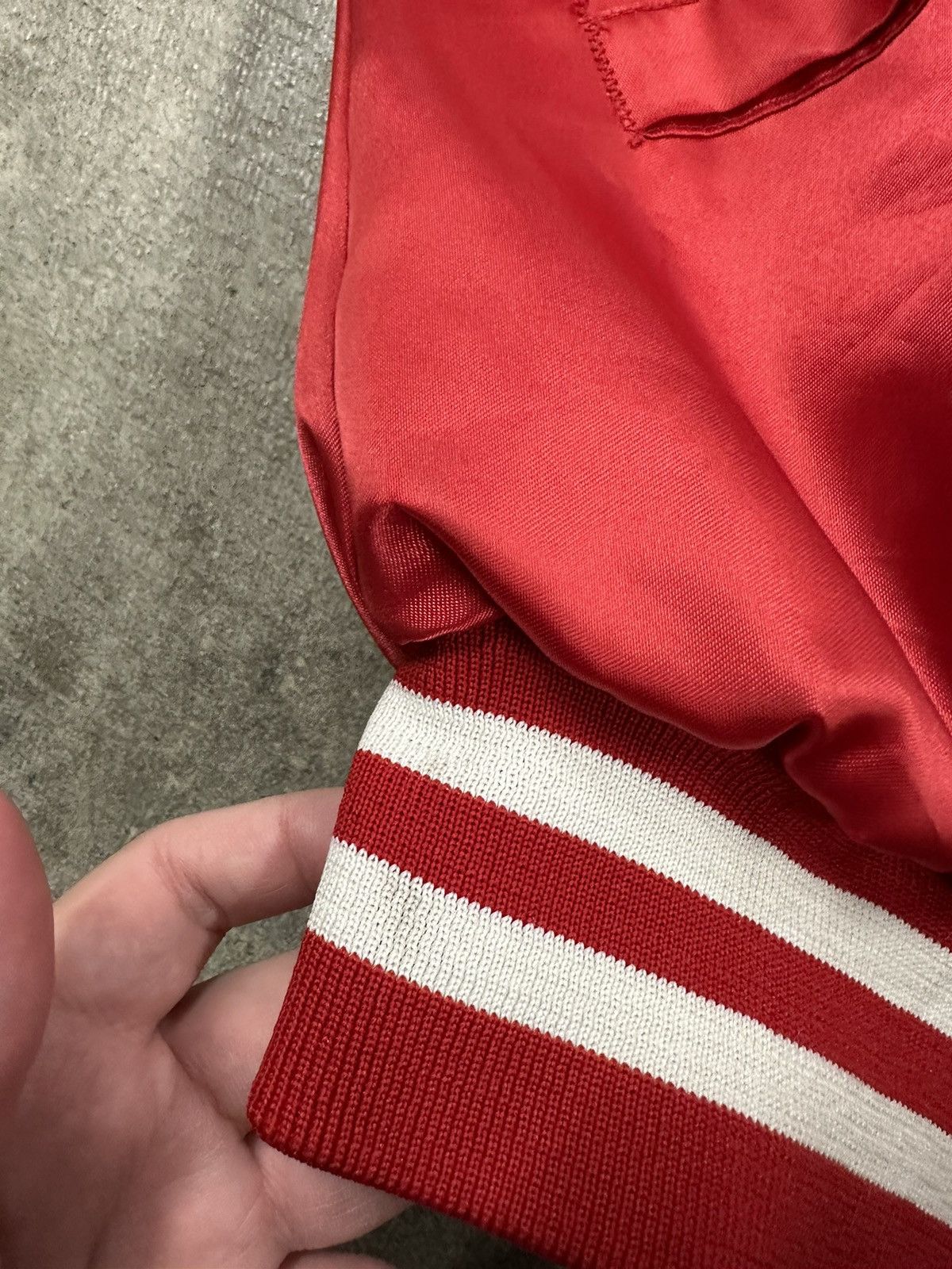 Vintage Vintage 80s USA Track & Field Nylon Satin Bomber Jacket Size L / US 10 / IT 46 - 13 Thumbnail