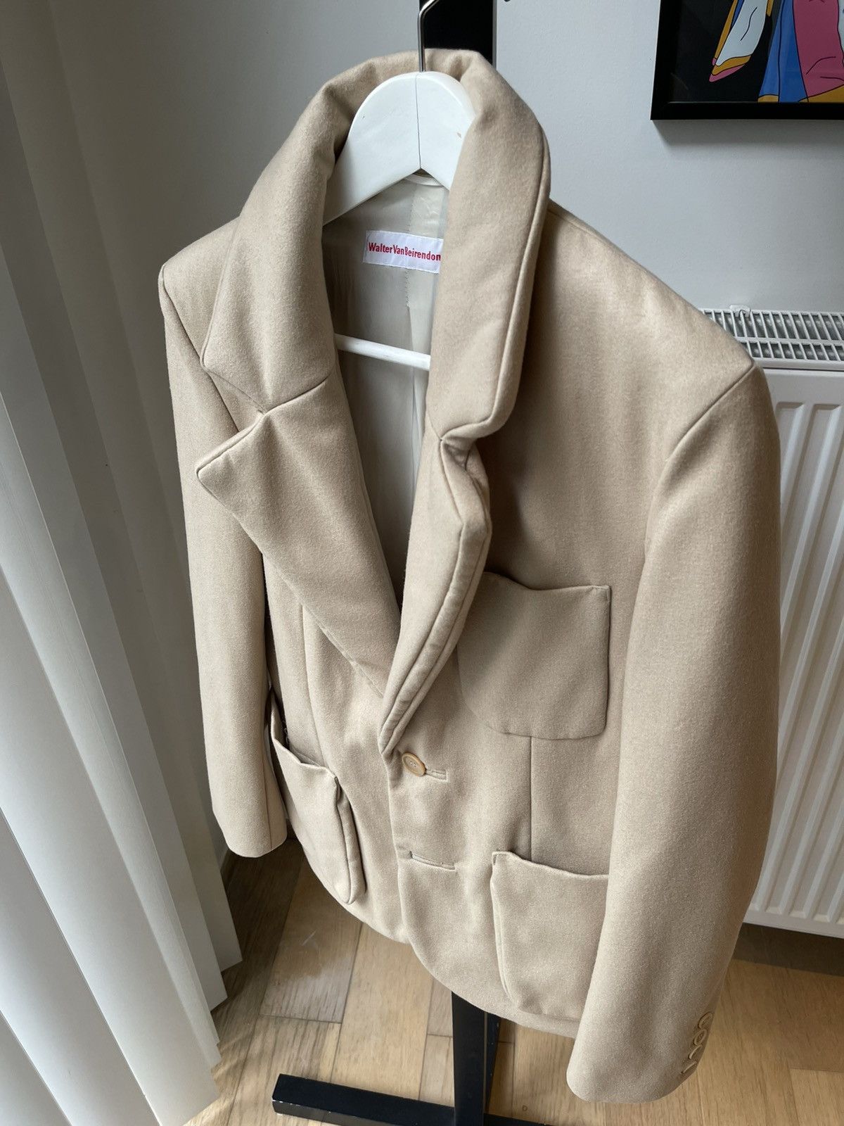 Walter Van Beirendonck Fall 2008 Beige 3D Blazer “SAMPLE”