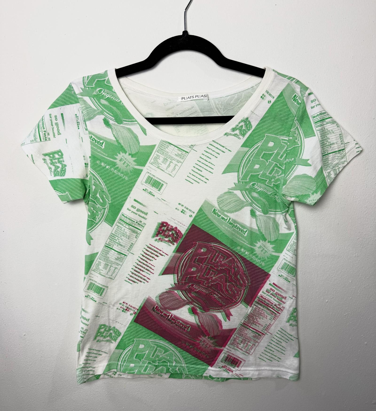 Issey Miyake Rare Issey Miyake Pleats Please Logo Tee Size S / US 4 / IT 40 - 1 Thumbnail