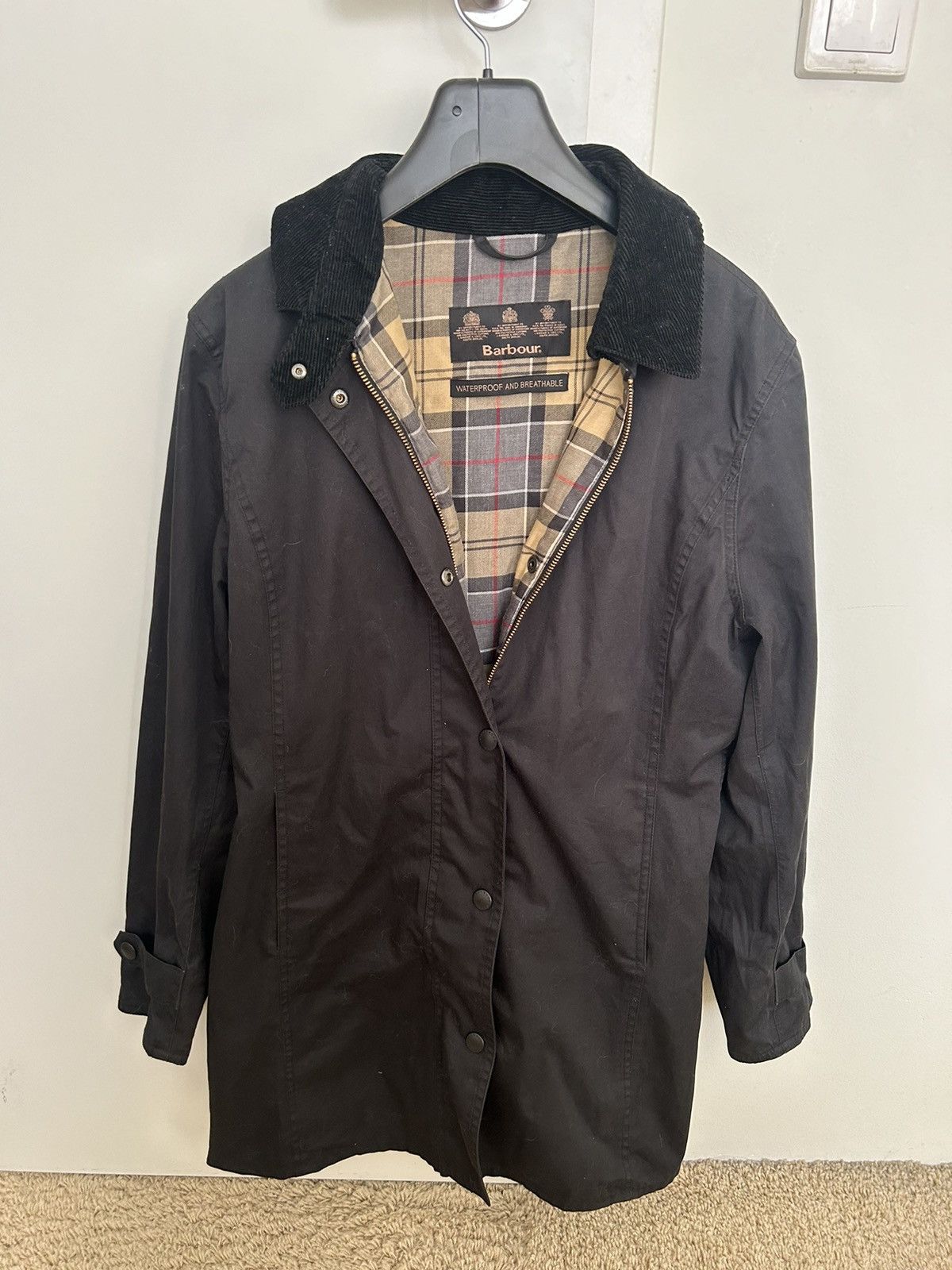 Barbour waterproof coat