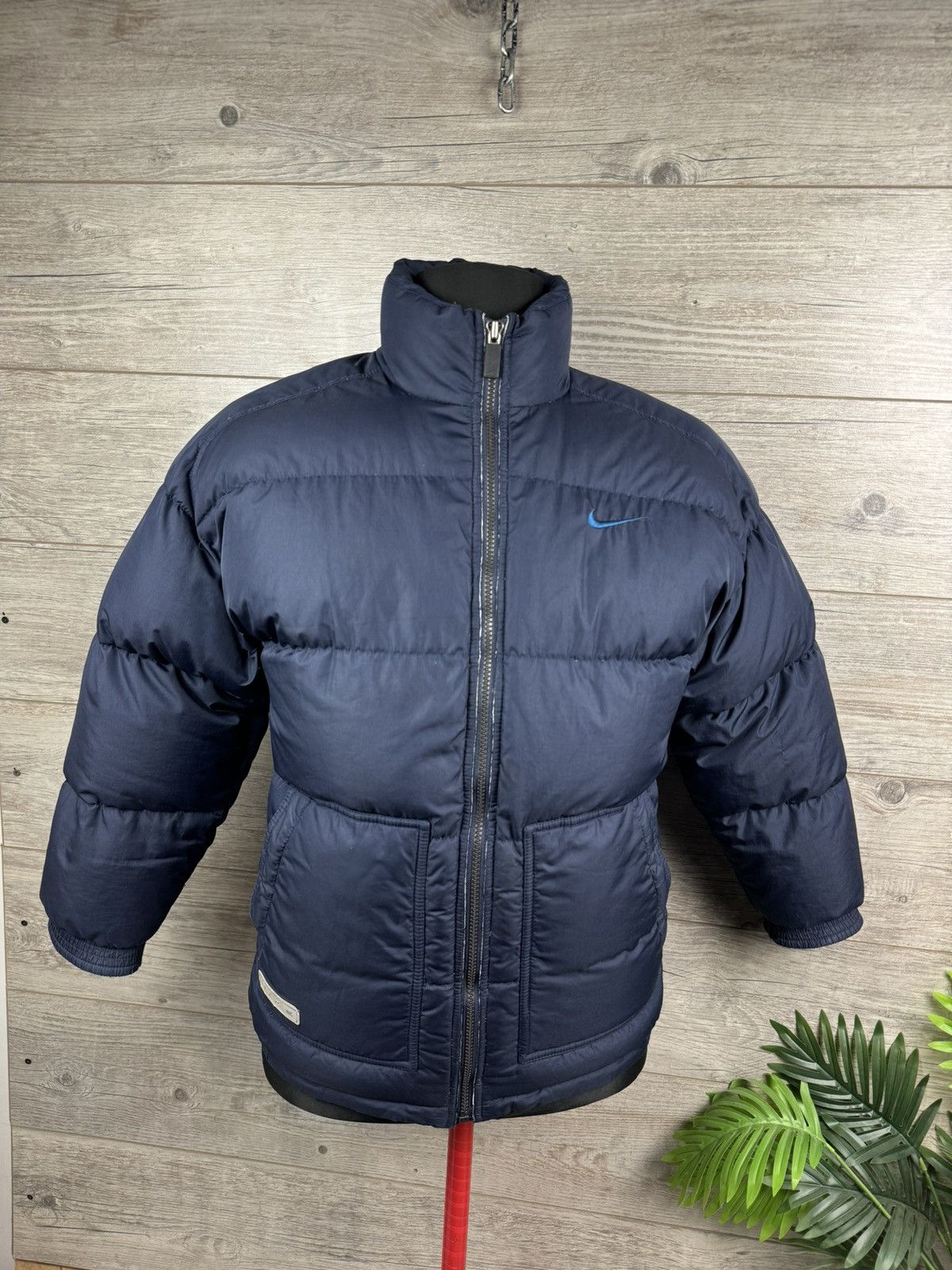 Nike Nike Puffer 90s Vintage Rare Big Swoosh Y2K drill style Size US XS / EU 42 / 0 - 3 Thumbnail