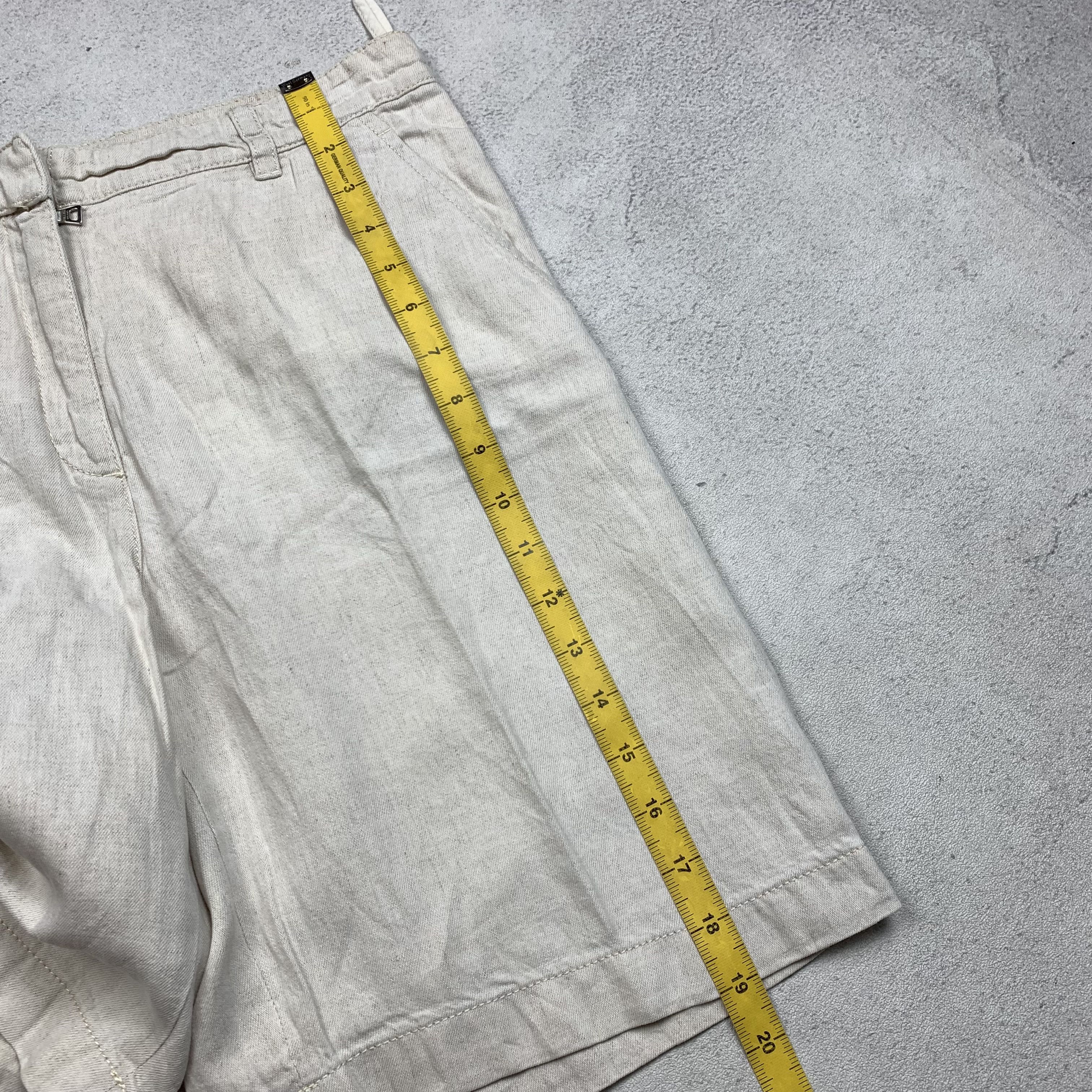Prada Vintage Prada Linen Short Pants Size 28" / US 6 / IT 42 - 8 Thumbnail