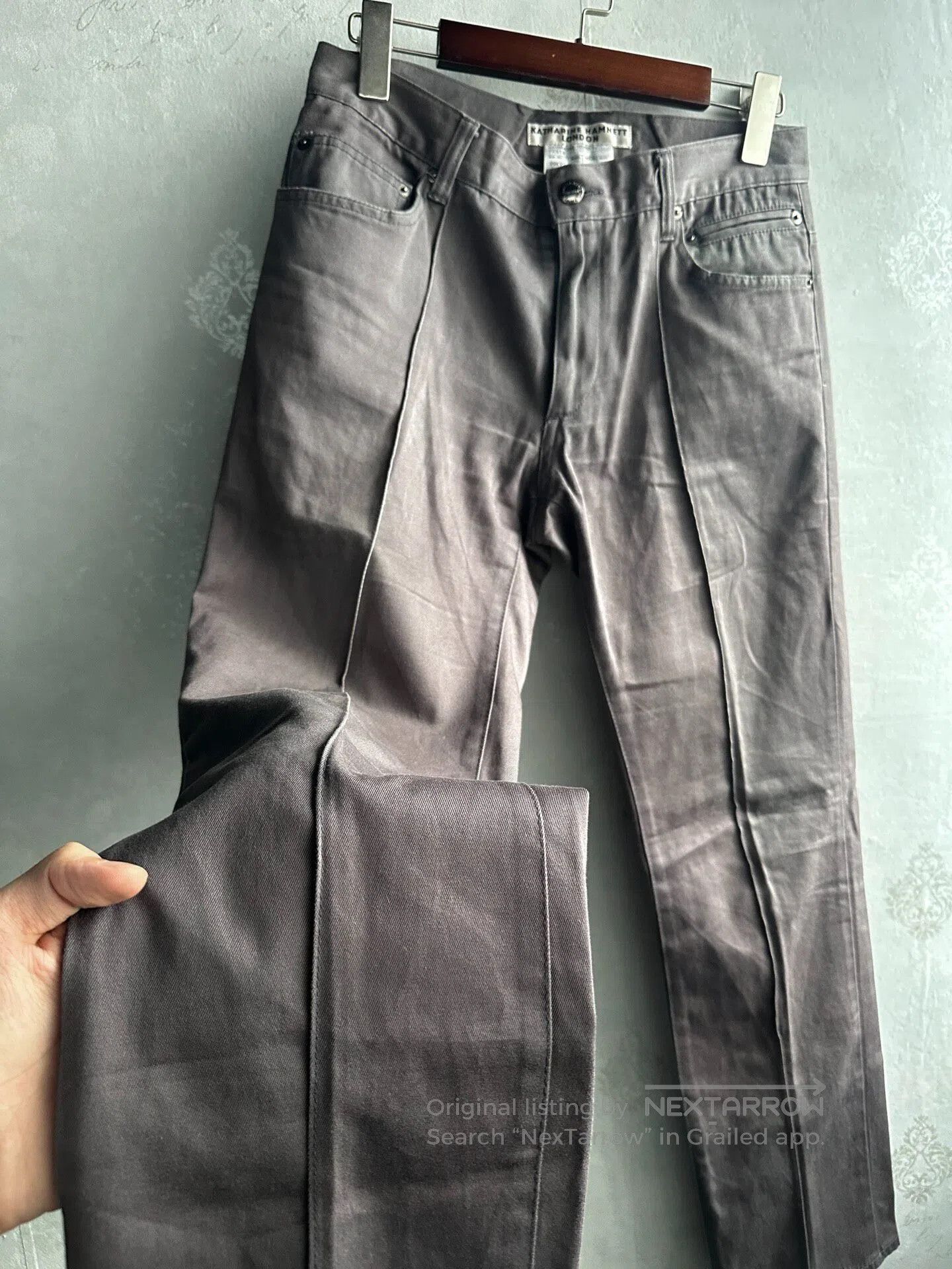 Katharine Hamnett London katharine hamnett sizem 00s Long Suture Pants| Size US 32 / EU 48 - 4 Thumbnail