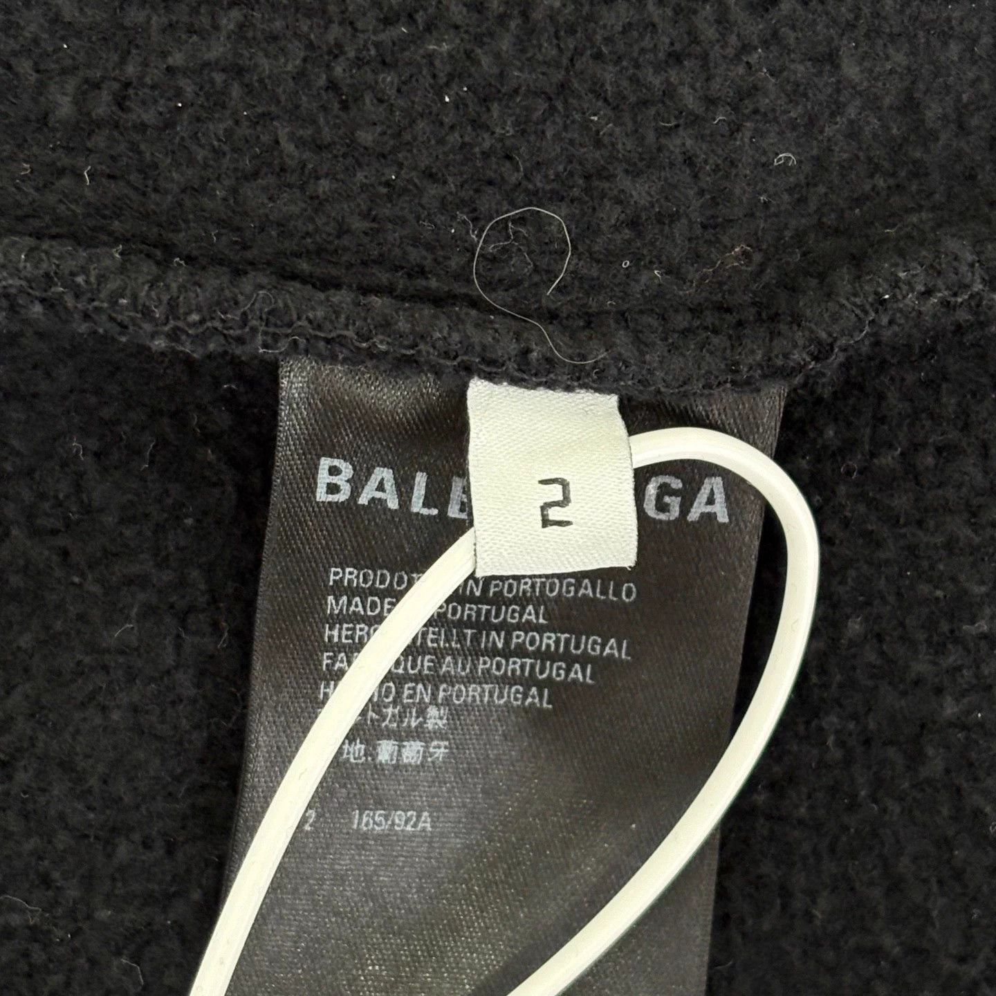 Balenciaga BLCG Jelly Logo Hoodie Black New Size 2 Size US M / EU 48-50 / 2 - 5 Thumbnail