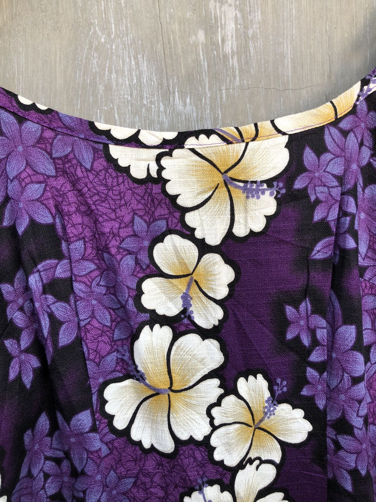 Vintage Vintage Hawaiian Floral Maxi Dress Size M / US 6-8 / IT 42-44 - 4 Thumbnail