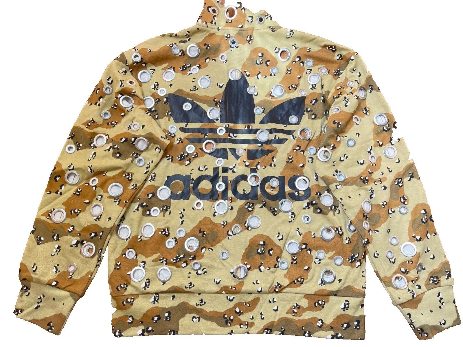 Adidas × Jeremy Scott Adidas Jeremy Scott Jacket Camo Firebird crystal hole O27142 Size US M / EU 48-50 / 2 - 1 Thumbnail