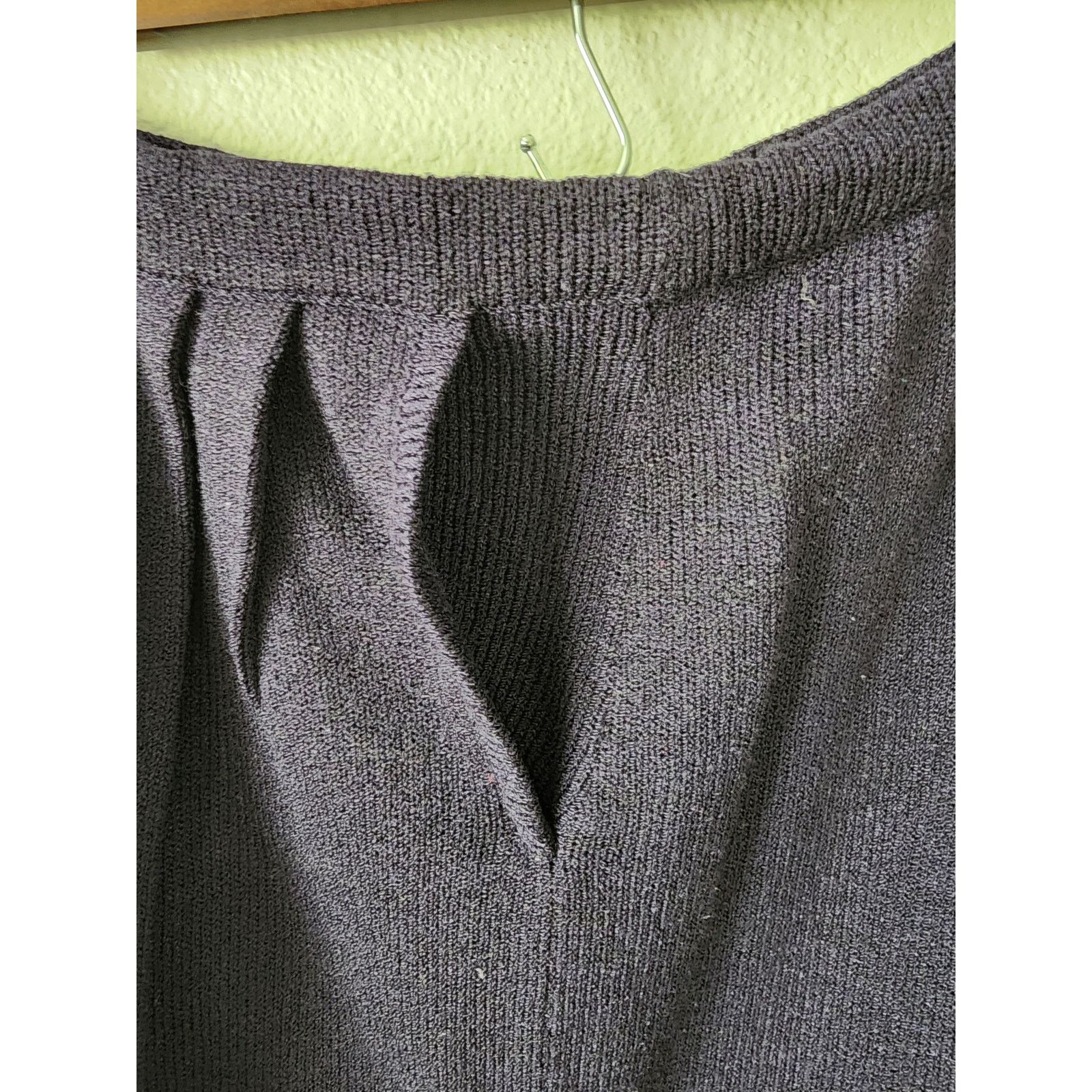 Vintage Vintage L 2-Piece Blue Knit Set Button-Up Cardigan & Pants Size L / US 10 / IT 46 - 6 Thumbnail