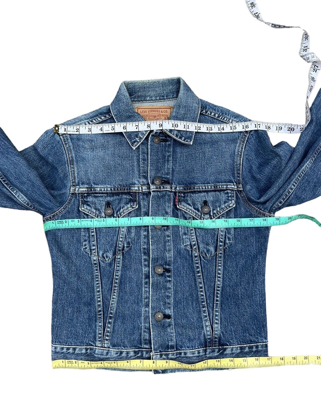 Levi's Vintage Clothing VTG 1996 LVC Levi’s 557 Big E Fade Denim Trucker Jacket Size US S / EU 44-46 / 1 - 3 Thumbnail