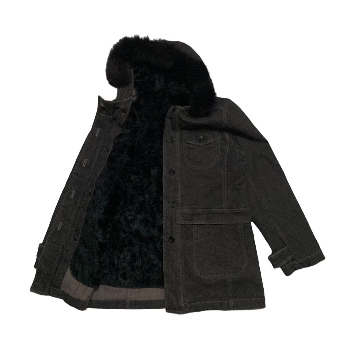 Sonia Rykiel Sonia Rykiel Hooded Denim Jacket Size S / US 4 / IT 40 - 6 Thumbnail