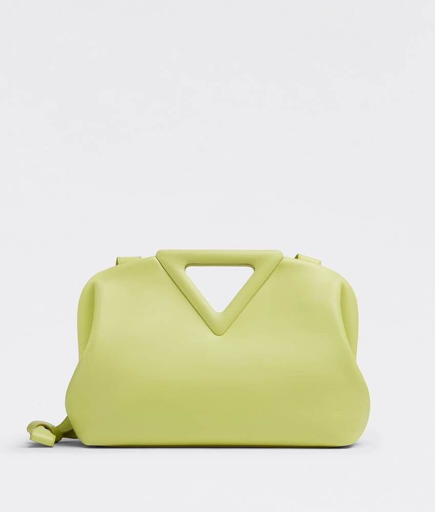 Bottega Veneta o1n1vont0525 Size: OS / Point Pouch in Acid Green Size ONE SIZE - 1 Thumbnail