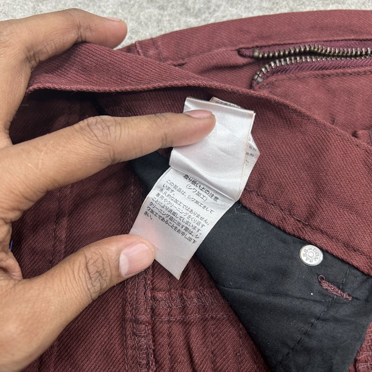 semanticdesign Vintage 90s Semanticdesign Flared Burgundy Pants Size US 34 / EU 50 - 11 Thumbnail