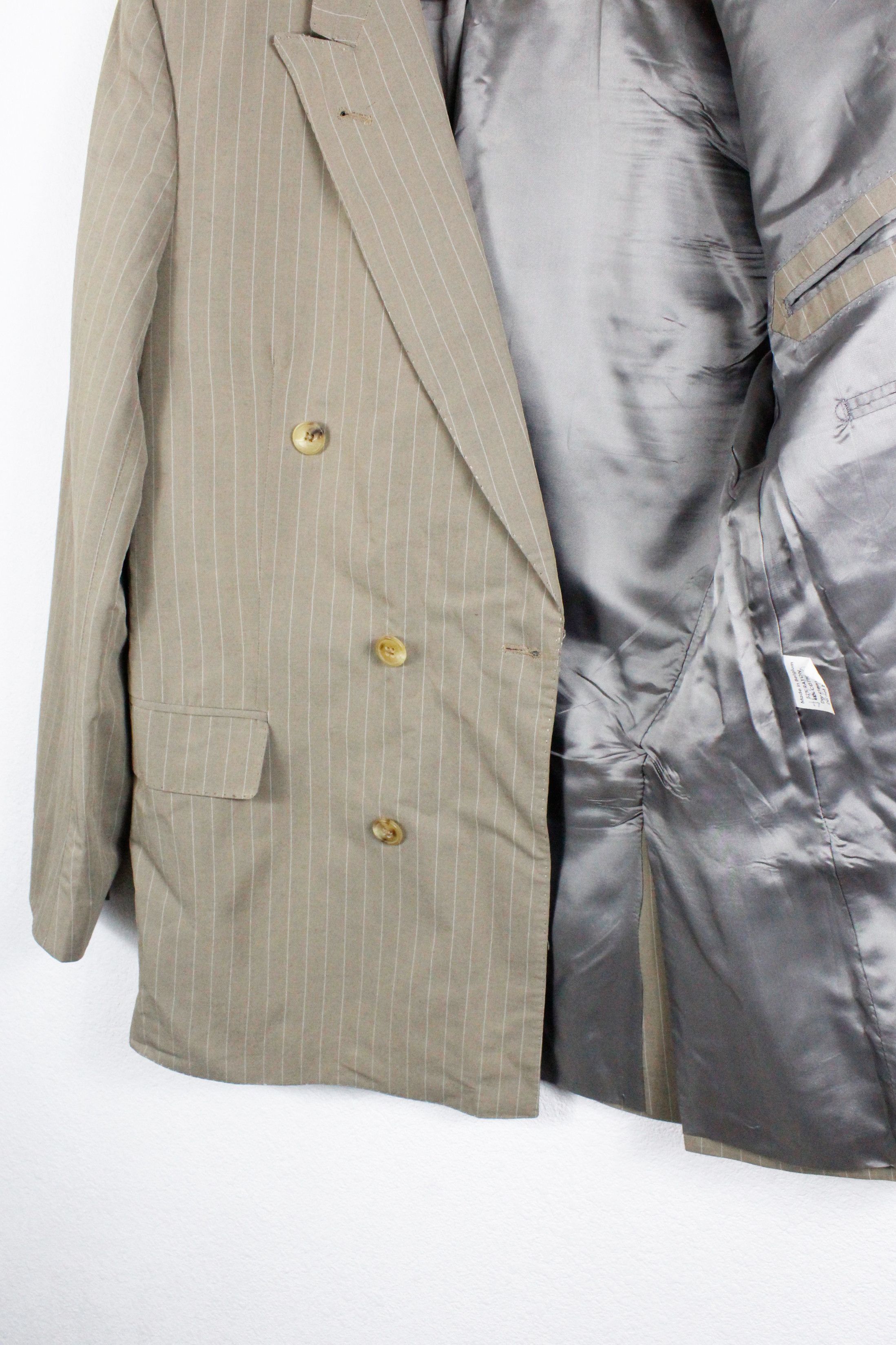 Dries Van Noten Dries Van Noten Striped Double Breasted Blazer Jacket Size US M / EU 48-50 / 2 - 7 Thumbnail