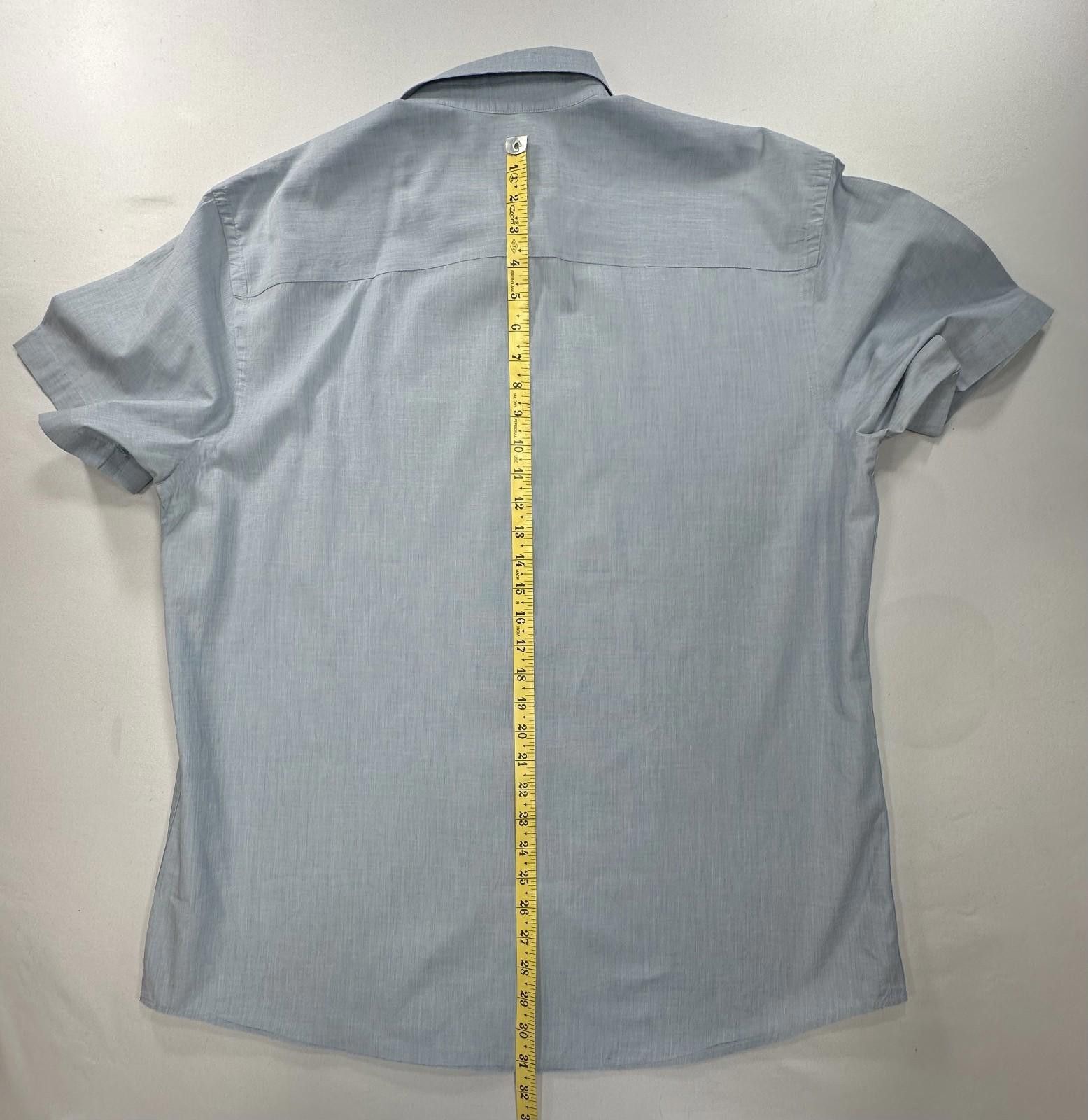 Gap Gap 100% Cotton Short Sleeve Button Up Blue Men's XL Size US XL / EU 56 / 4 - 6 Thumbnail