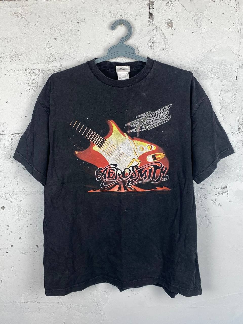 Vintage 1996 Aerosmith Disney Faded T Shirt