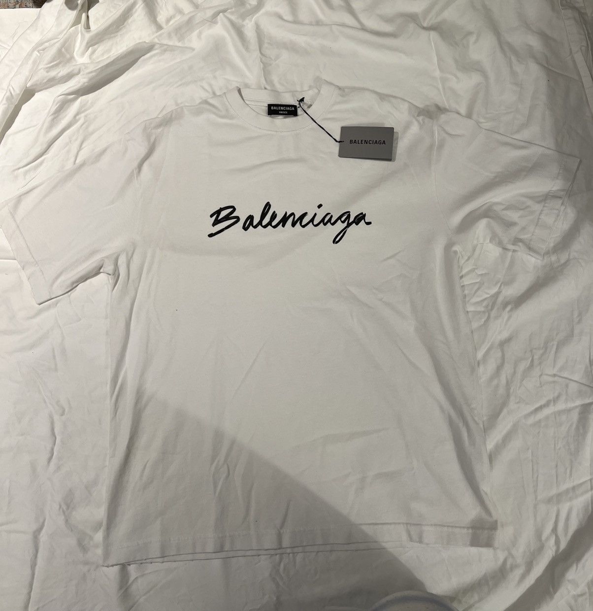 Balenciaga Balenciaga scripted logo t shrit oversized Size US M / EU 48-50 / 2 - 1 Thumbnail