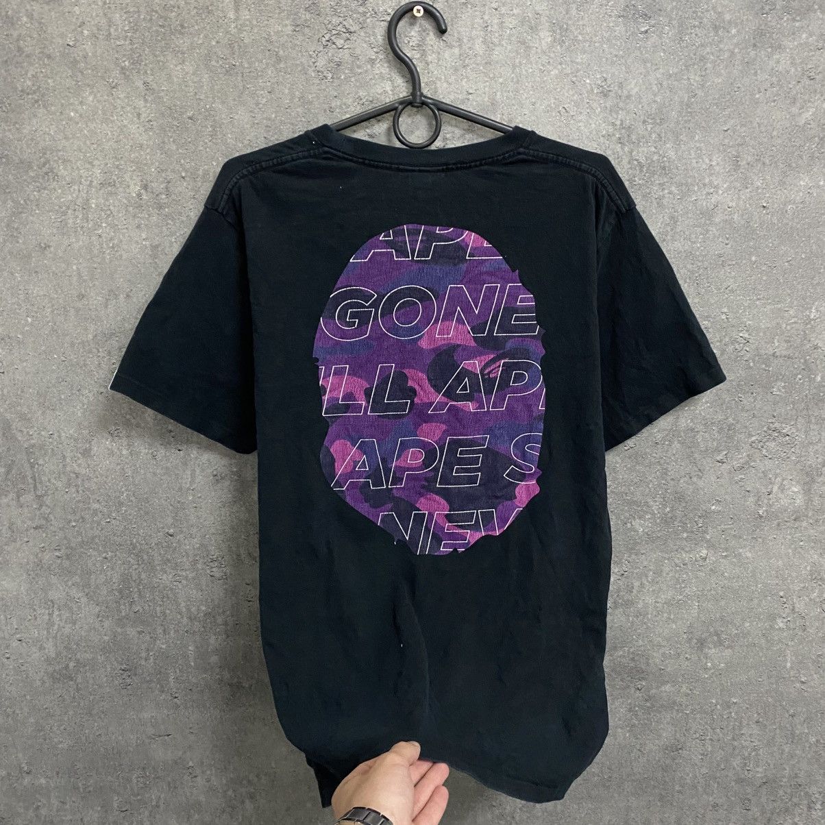 Bape A Bathing Ape Bape T-shirt Big Head Tee Big Logo Size US M / EU 48-50 / 2 - 9 Thumbnail