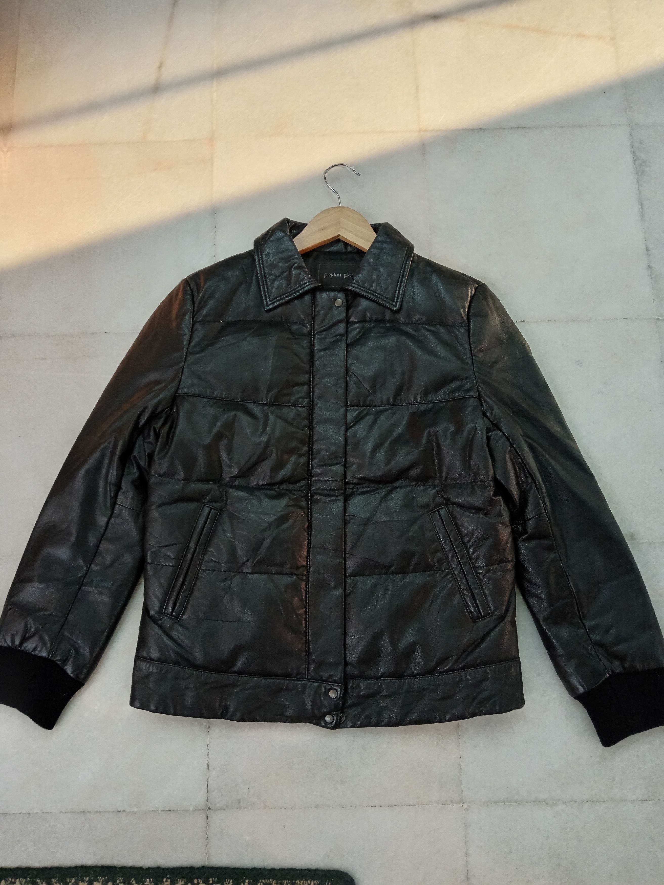 Designer × Vintage Peyton Place Leather Jacket Size S / US 4 / IT 40 - 1 Thumbnail