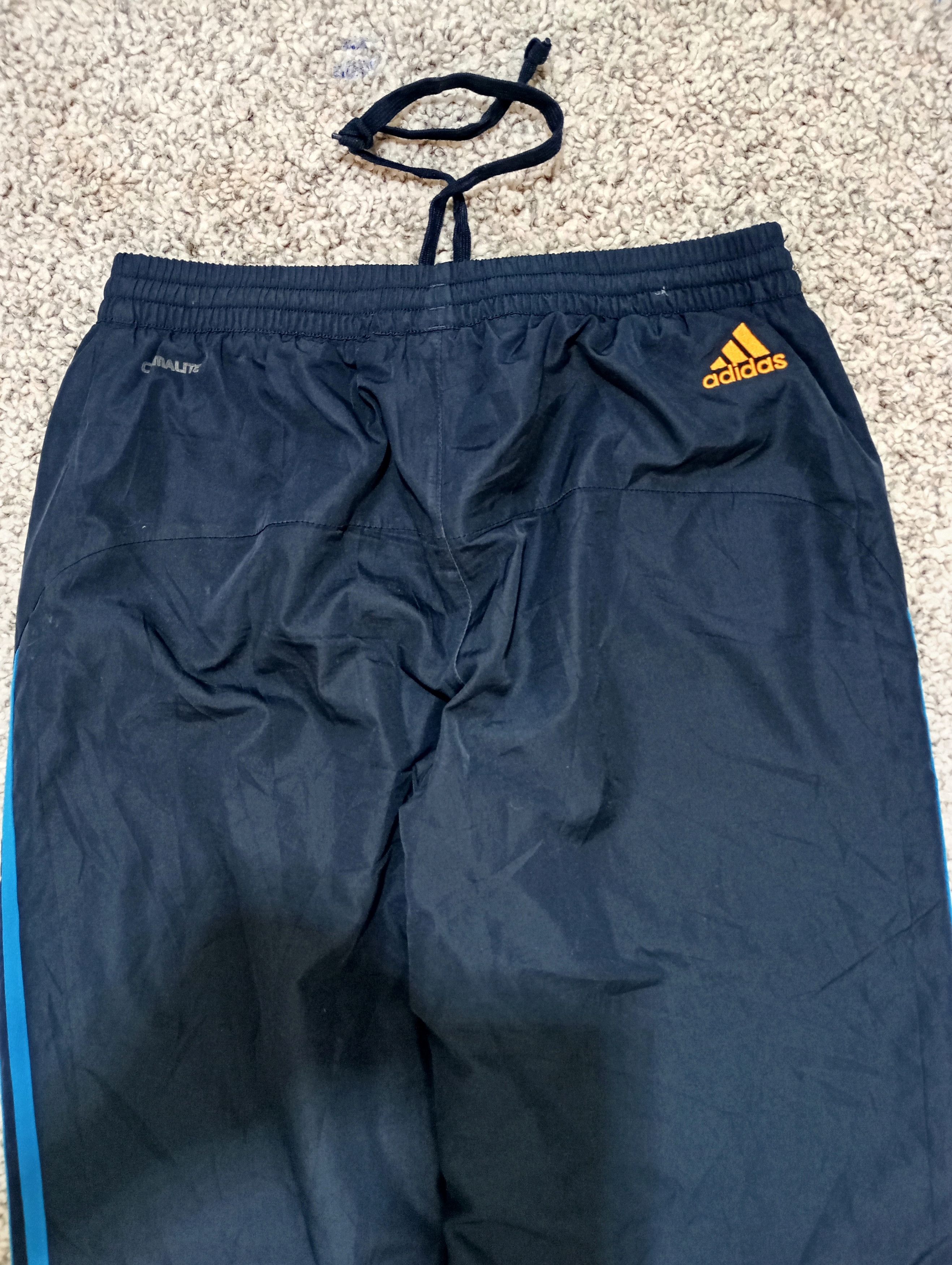 Adidas × Vintage Adidas Baggy Vintage Sweatpants Swoosh Pants Y2k Rap Rare Size US 34 / EU 50 - 10 Thumbnail