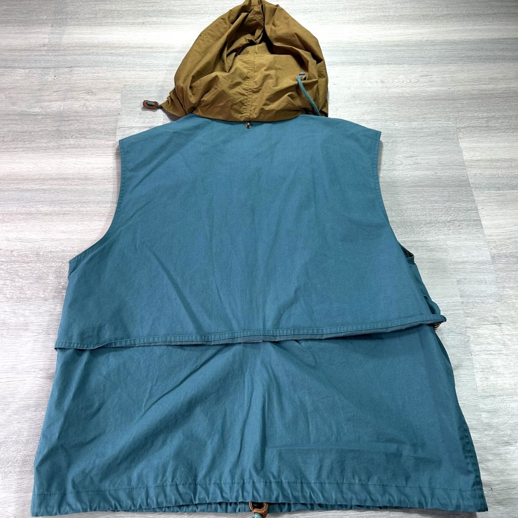 Eddie Bauer Eddie Bauer Vest Mens Large Blue Canvas Full Zip Hooded Outdoor Hiking Travel Size US L / EU 52-54 / 3 - 2 Thumbnail