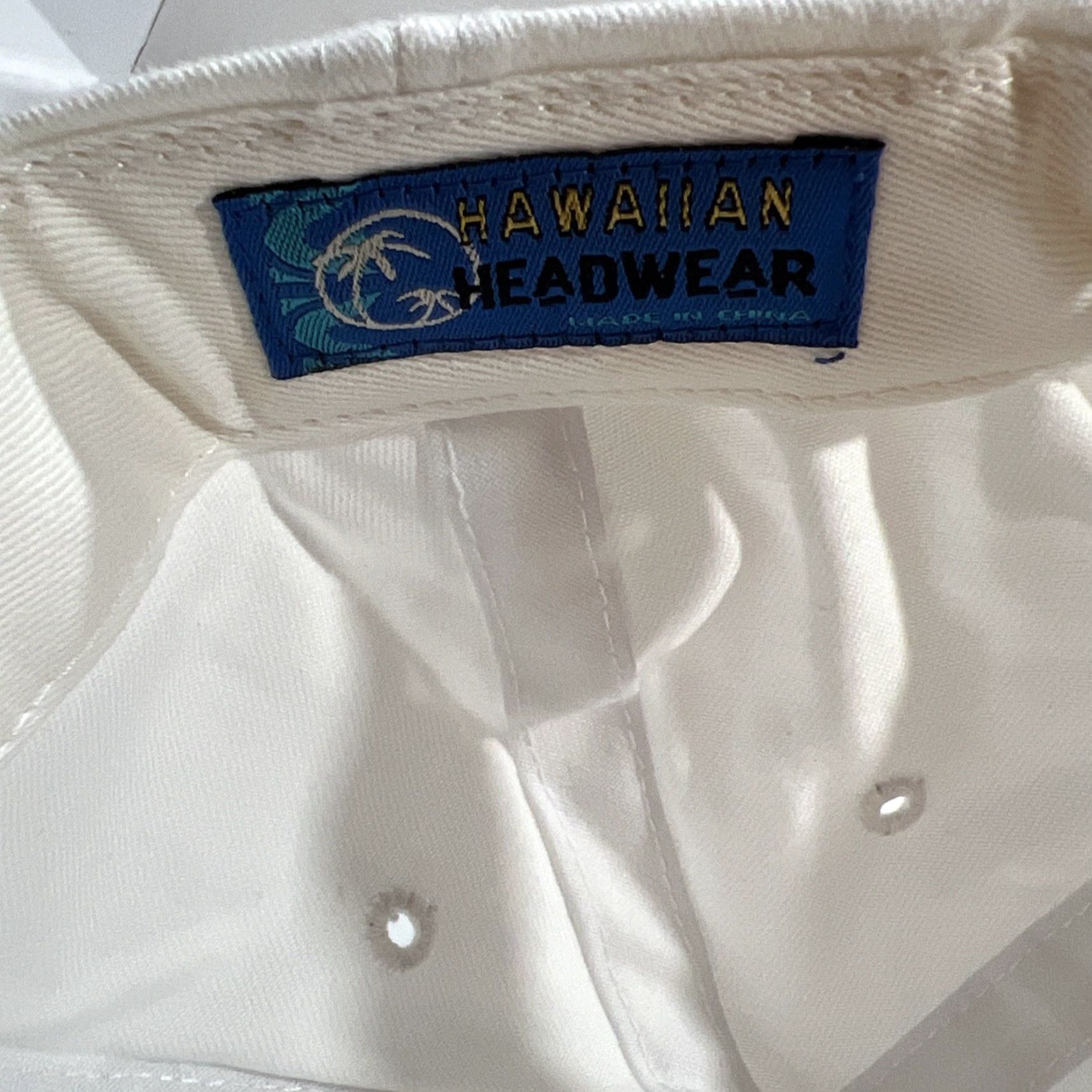 Vintage VINTAGE Kona Snapback Hat White Hawaiian Palm Tree Sun Adjustable Mens One Size Size ONE SIZE - 8 Thumbnail